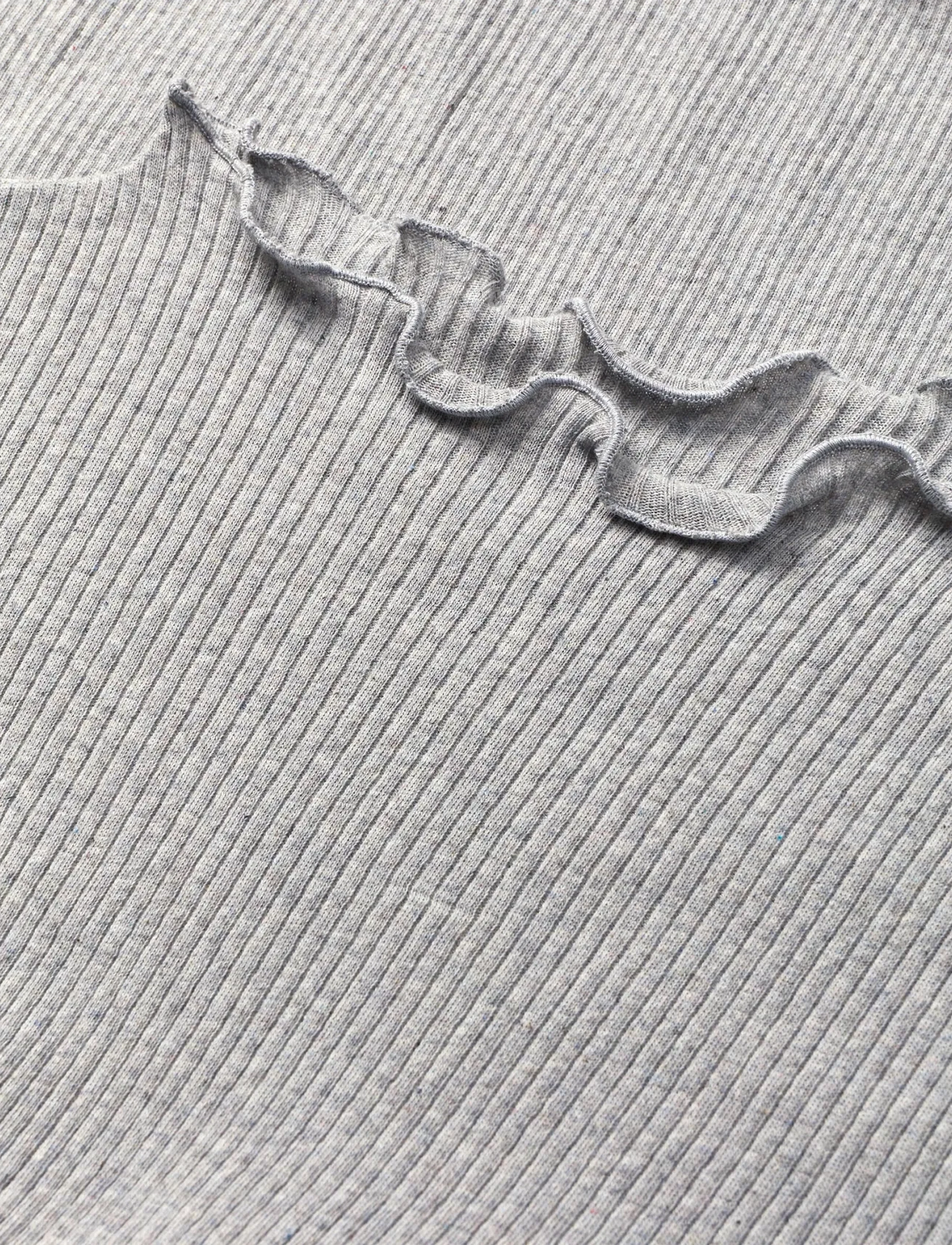 Mads Nørgaard - 4x2 Teco Trine Tee - t-shirts - grey melange - 1