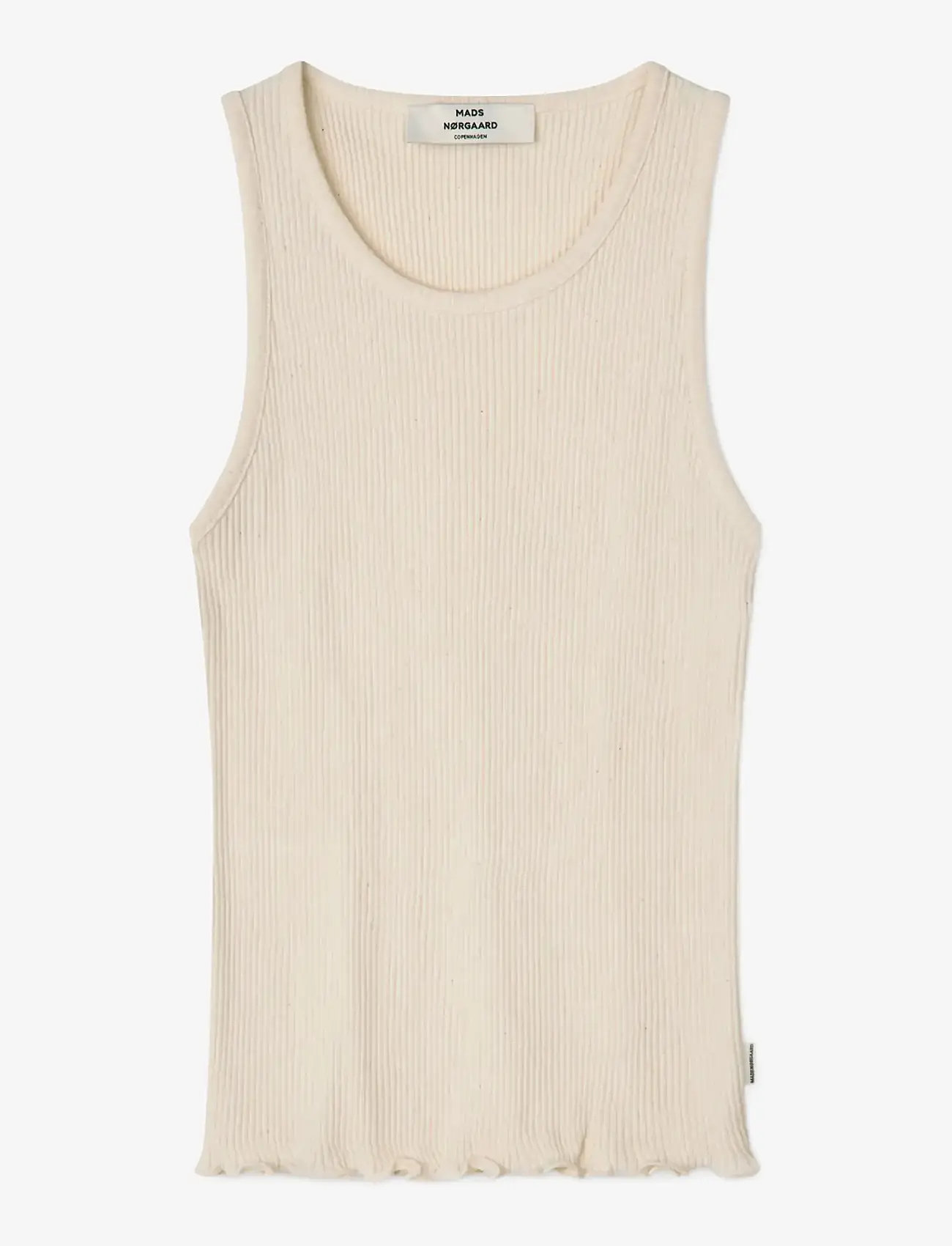 Mads Nørgaard - 4x2 Teco Addie Top - sleeveless tops - almond oil - 0