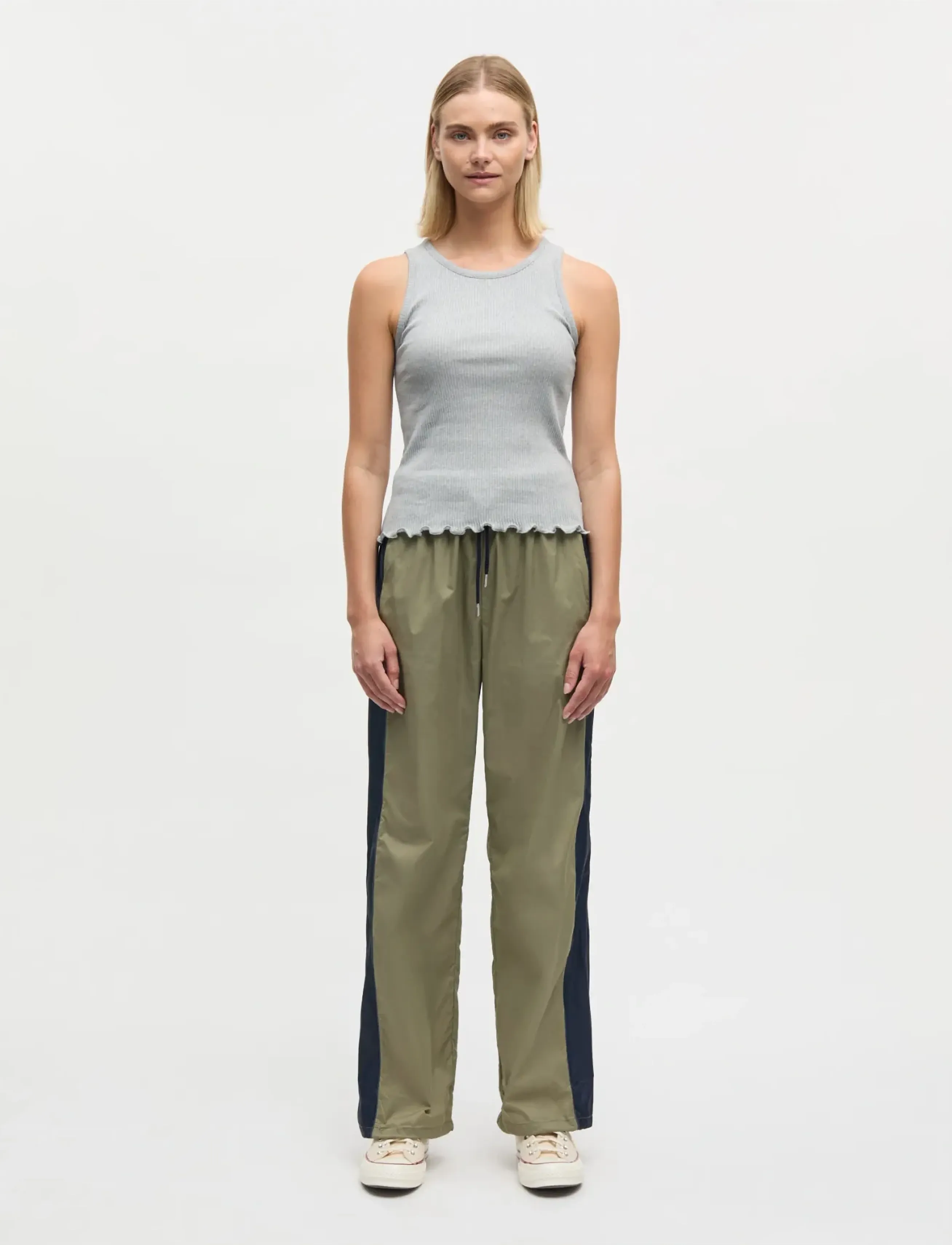 Mads Nørgaard 4x2 Teco Addie Top - Ärmellose Tops - GREY MELANGE / grey