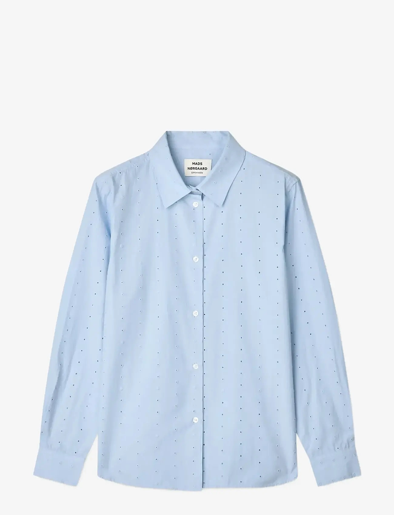 Mads Nørgaard - Broda Crane Shirt - langärmlige hemden - cashmere blue - 1