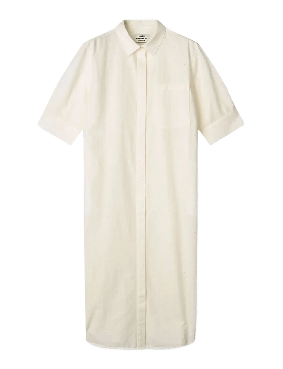 Mads Nørgaard - Broda Nancy Dress - robes chemises - snow white - 1