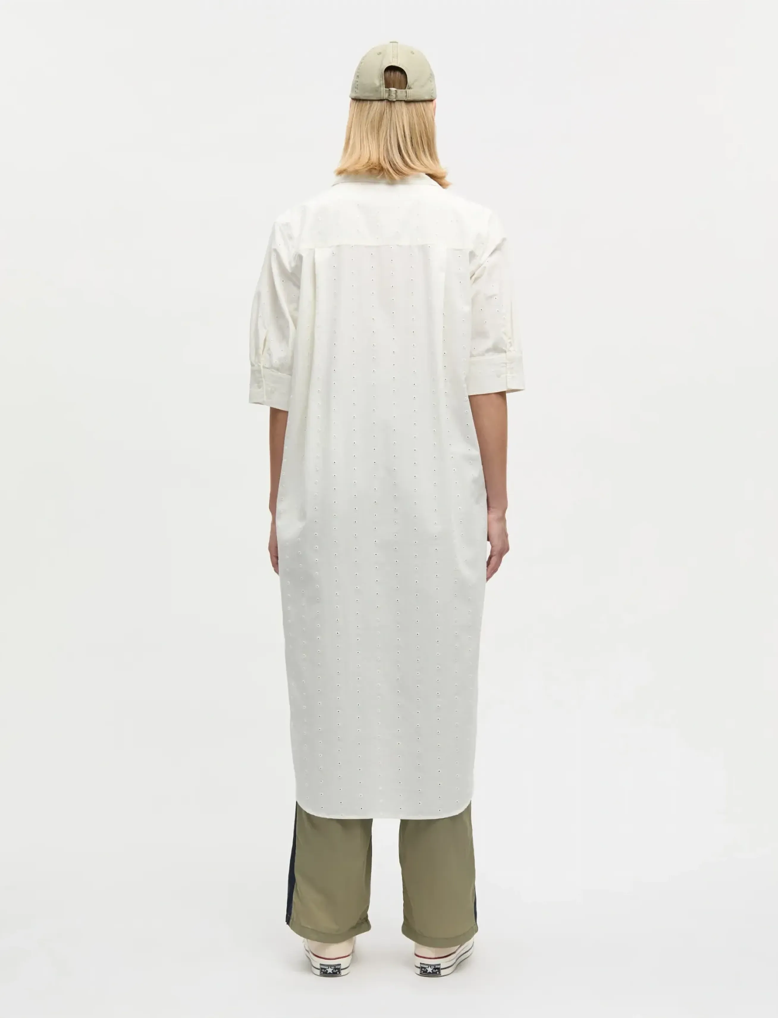 Mads Nørgaard - Broda Nancy Dress - särkkleidid - snow white - 2