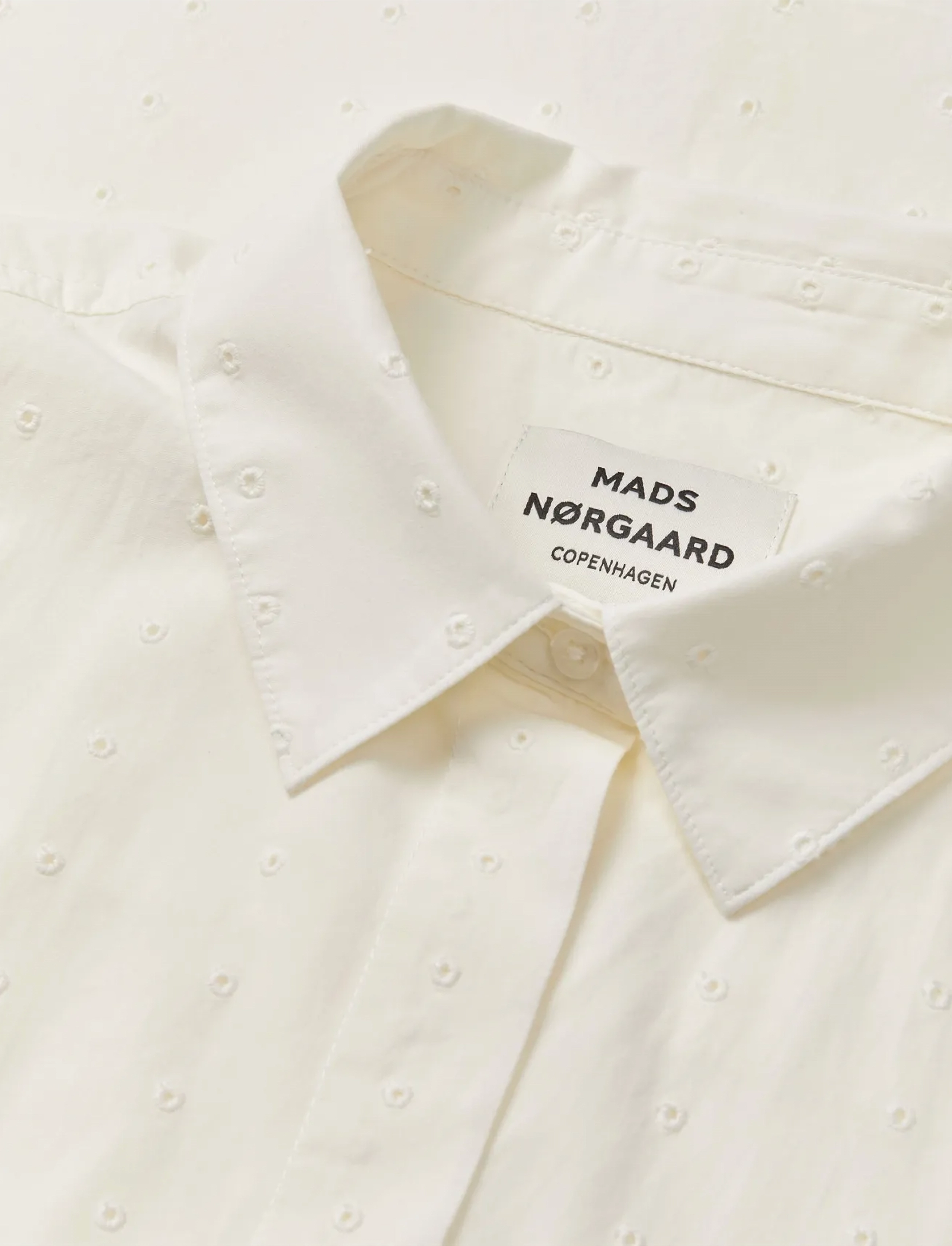 Mads Nørgaard - Broda Nancy Dress - särkkleidid - snow white - 3