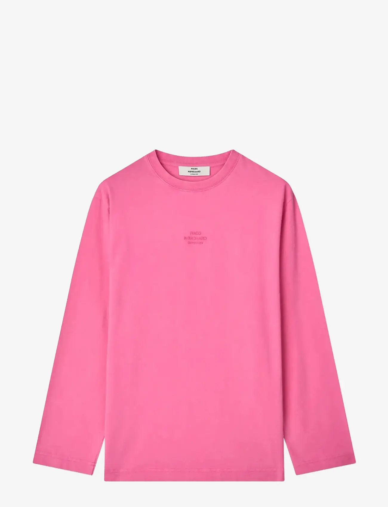 Mads Nørgaard - Cotton Jersey Jerry Tee LS - pikkade varrukatega alussärgid - carmine rose - 1