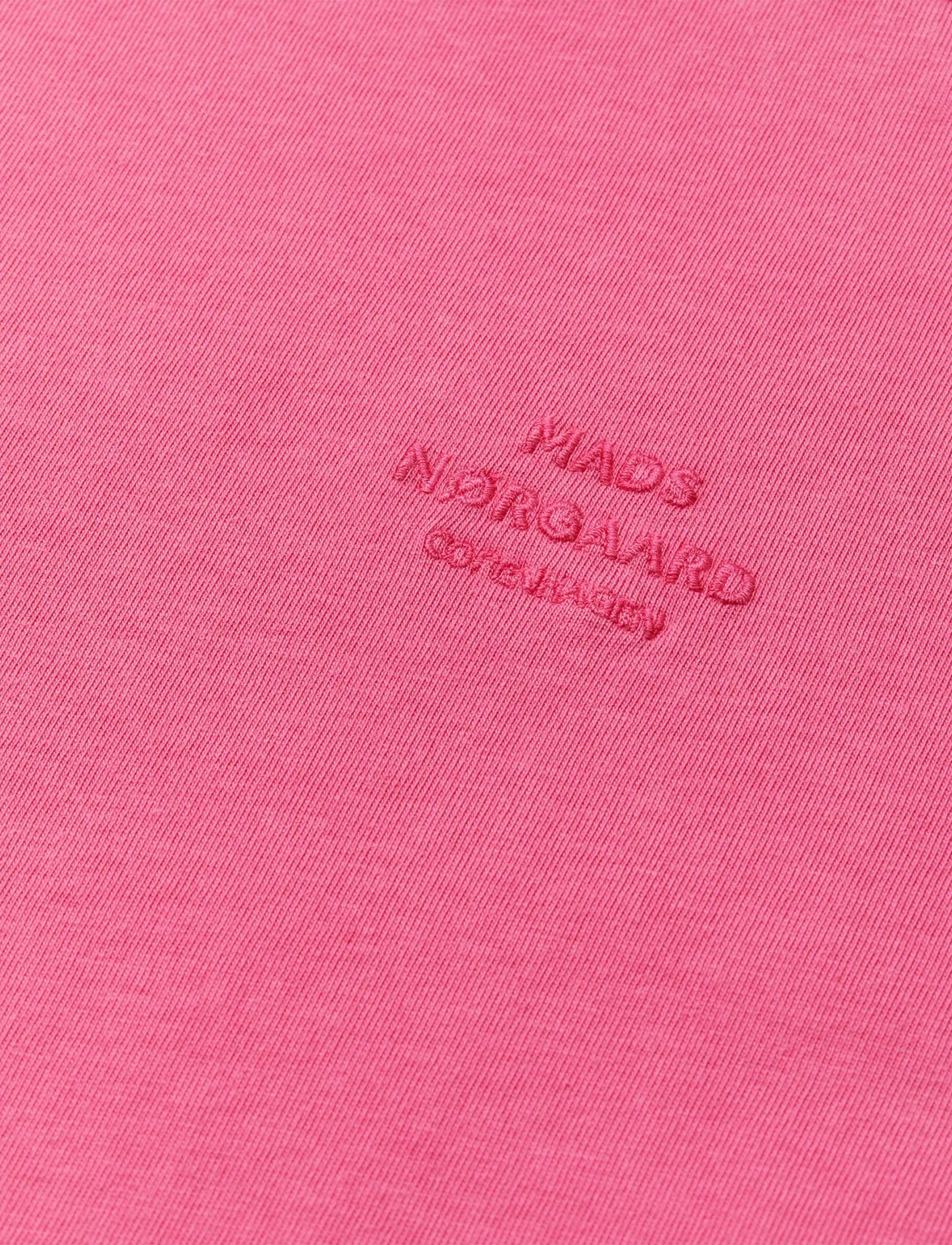 Mads Nørgaard - Cotton Jersey Jerry Tee LS - långärmade toppar - carmine rose - 3