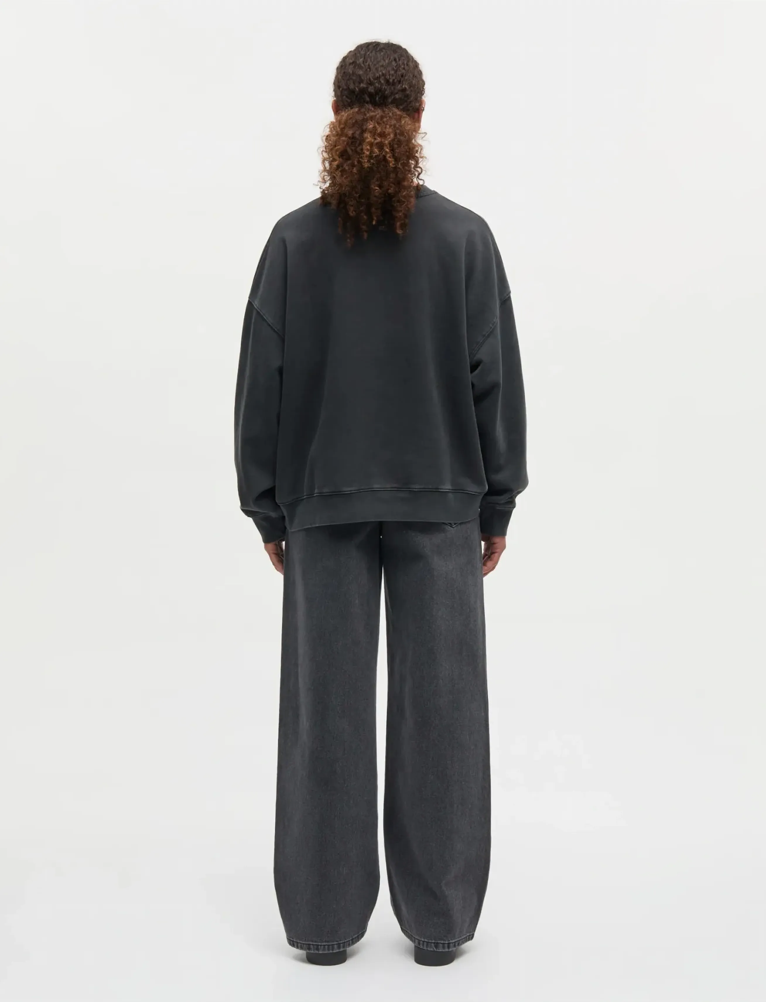 Mads Nørgaard - Compact Cotton Atli Sweatshirt - fashion trends - black - 2