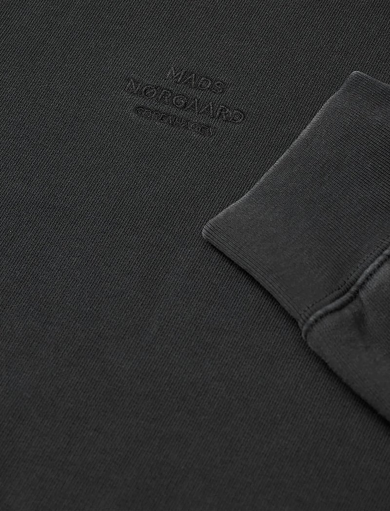 Mads Nørgaard - Compact Cotton Atli Sweatshirt - mode trends - black - 3