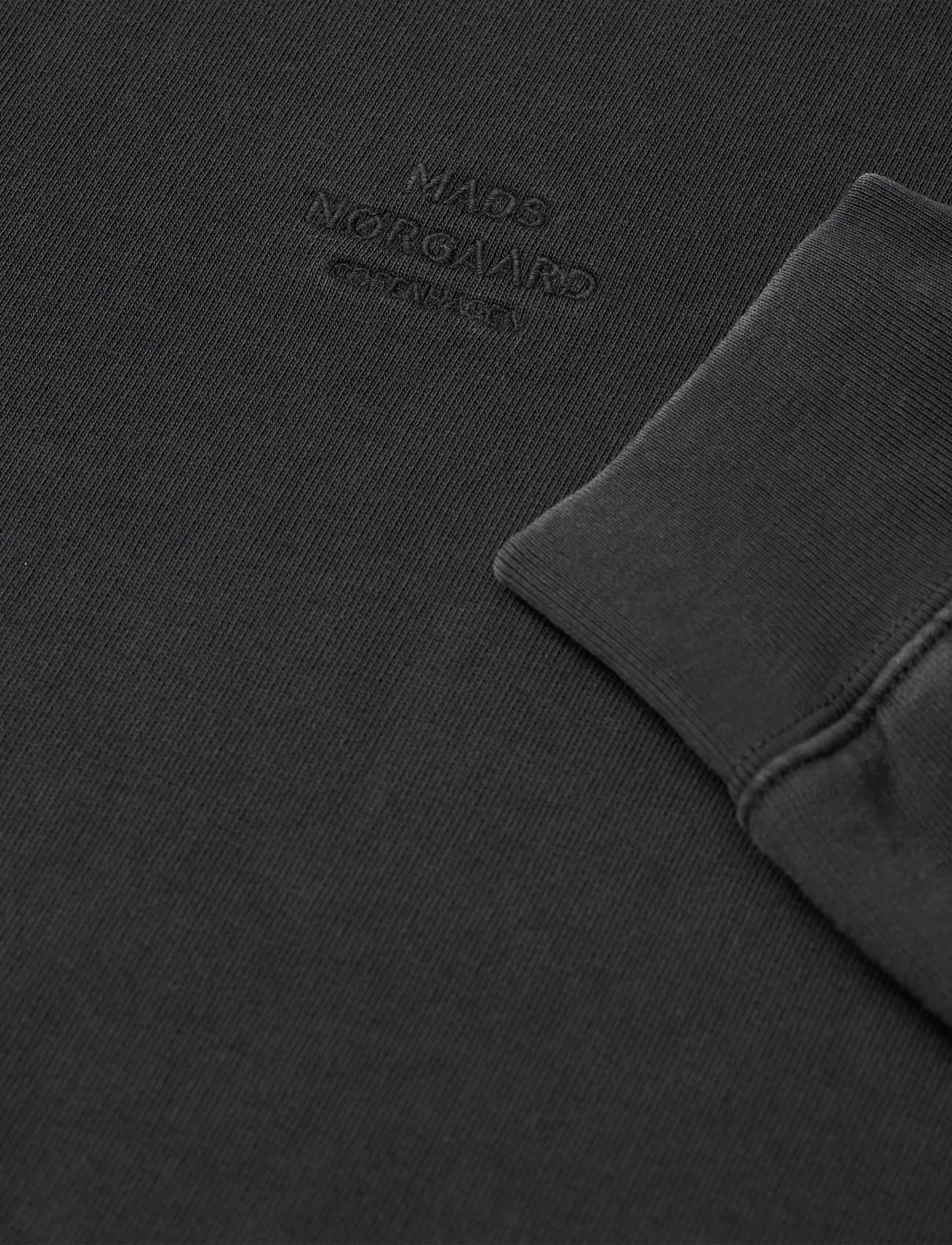 Mads Nørgaard - Compact Cotton Atli Sweatshirt - fashion trends - black - 3