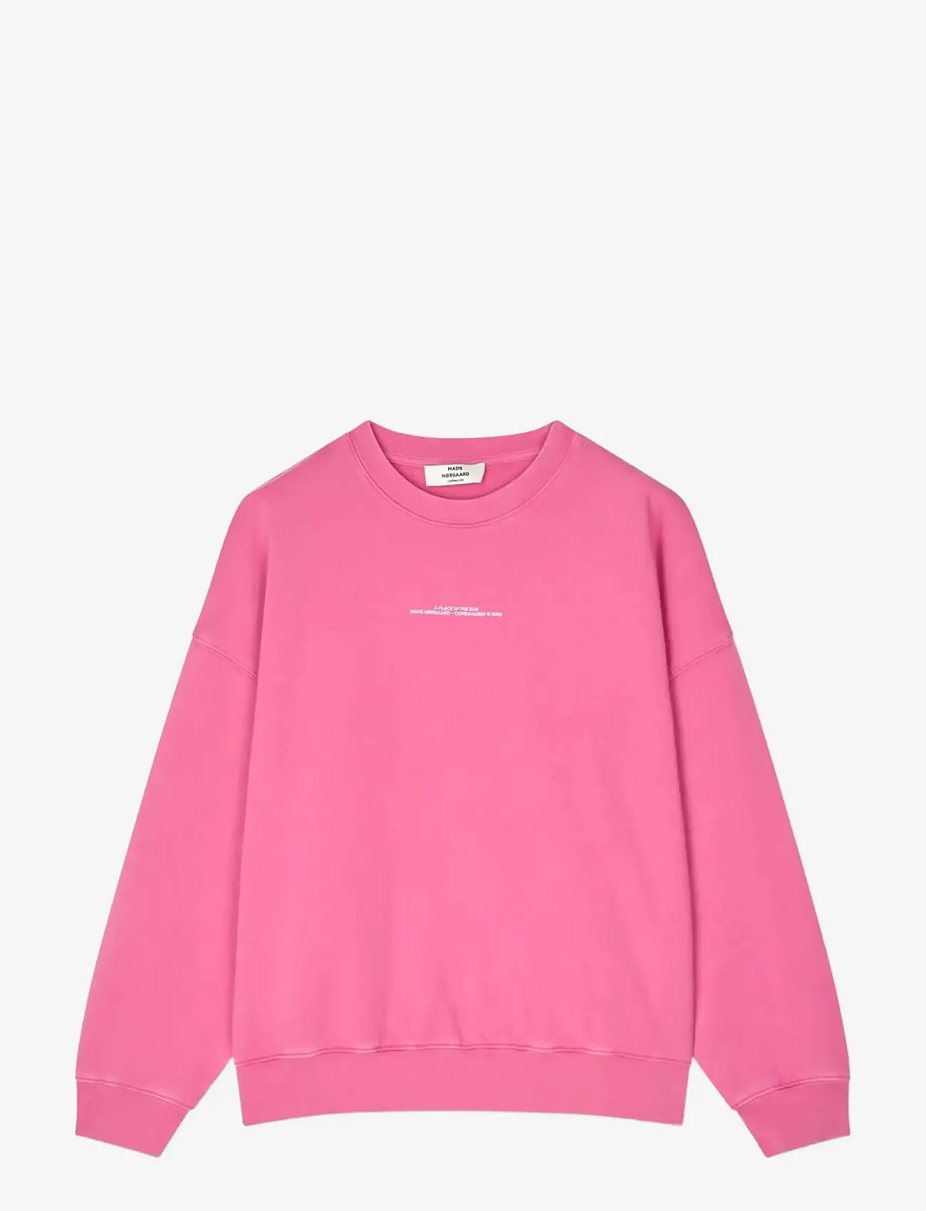 Mads Nørgaard - Compact Cotton Atli Sweatshirt - kapuzenpullover - carmine rose - 1