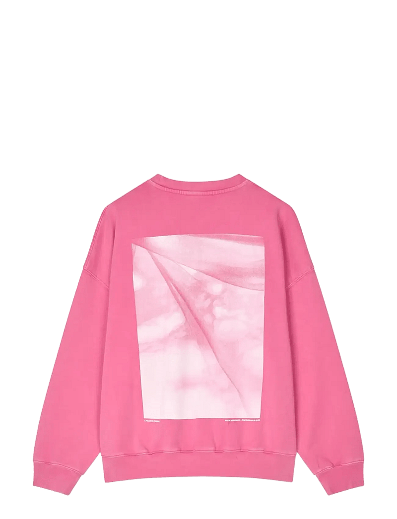 Mads Nørgaard - Compact Cotton Atli Sweatshirt - modetrends - carmine rose - 2