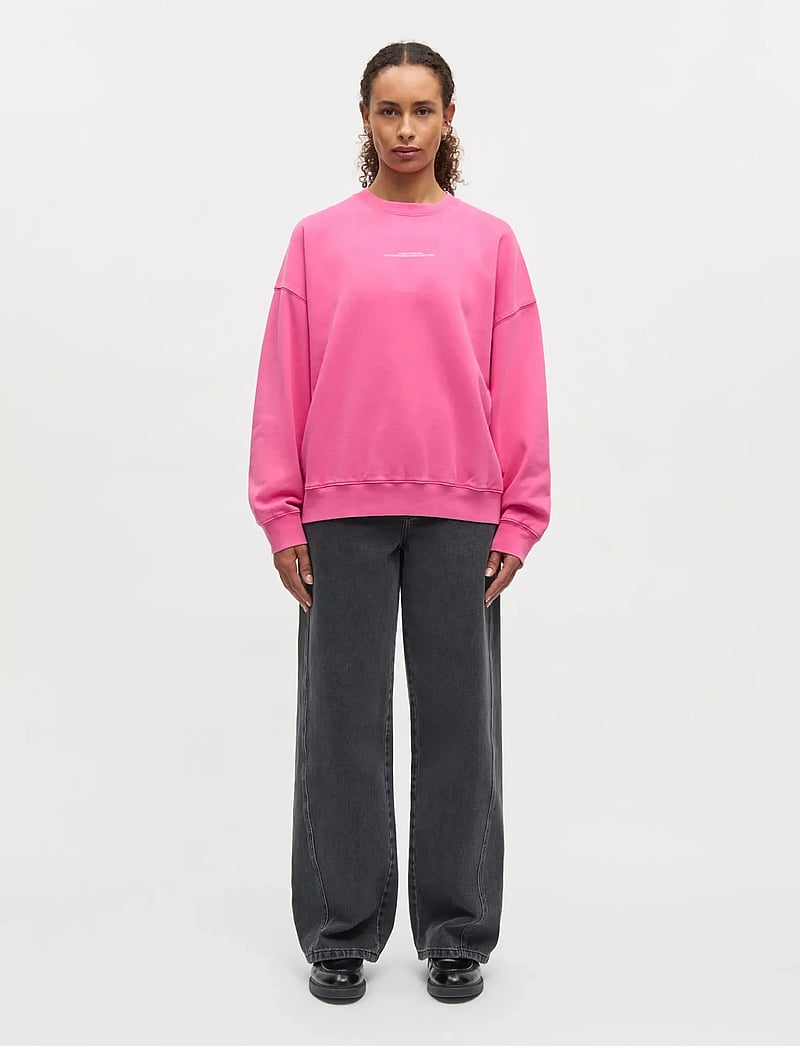 Mads Nørgaard - Compact Cotton Atli Sweatshirt - modetrends - carmine rose - 0