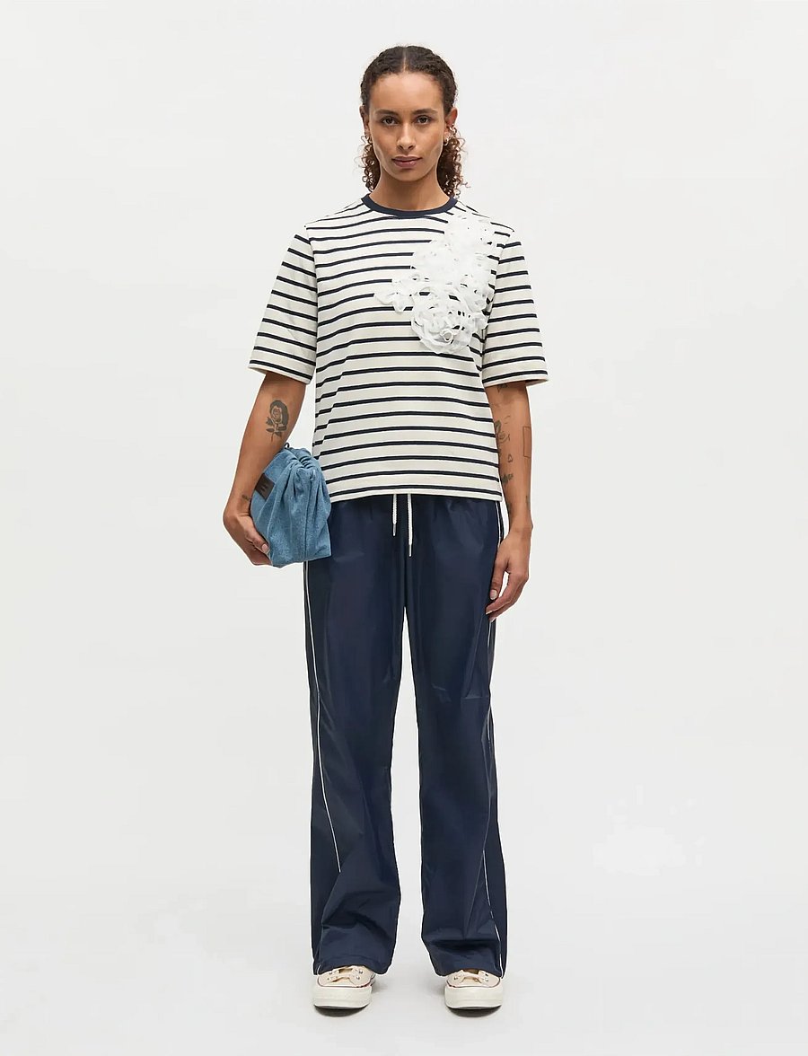 Mads Nørgaard - Ripstop Nylon Mille Pants - bukser med lige ben - sky captain - 0