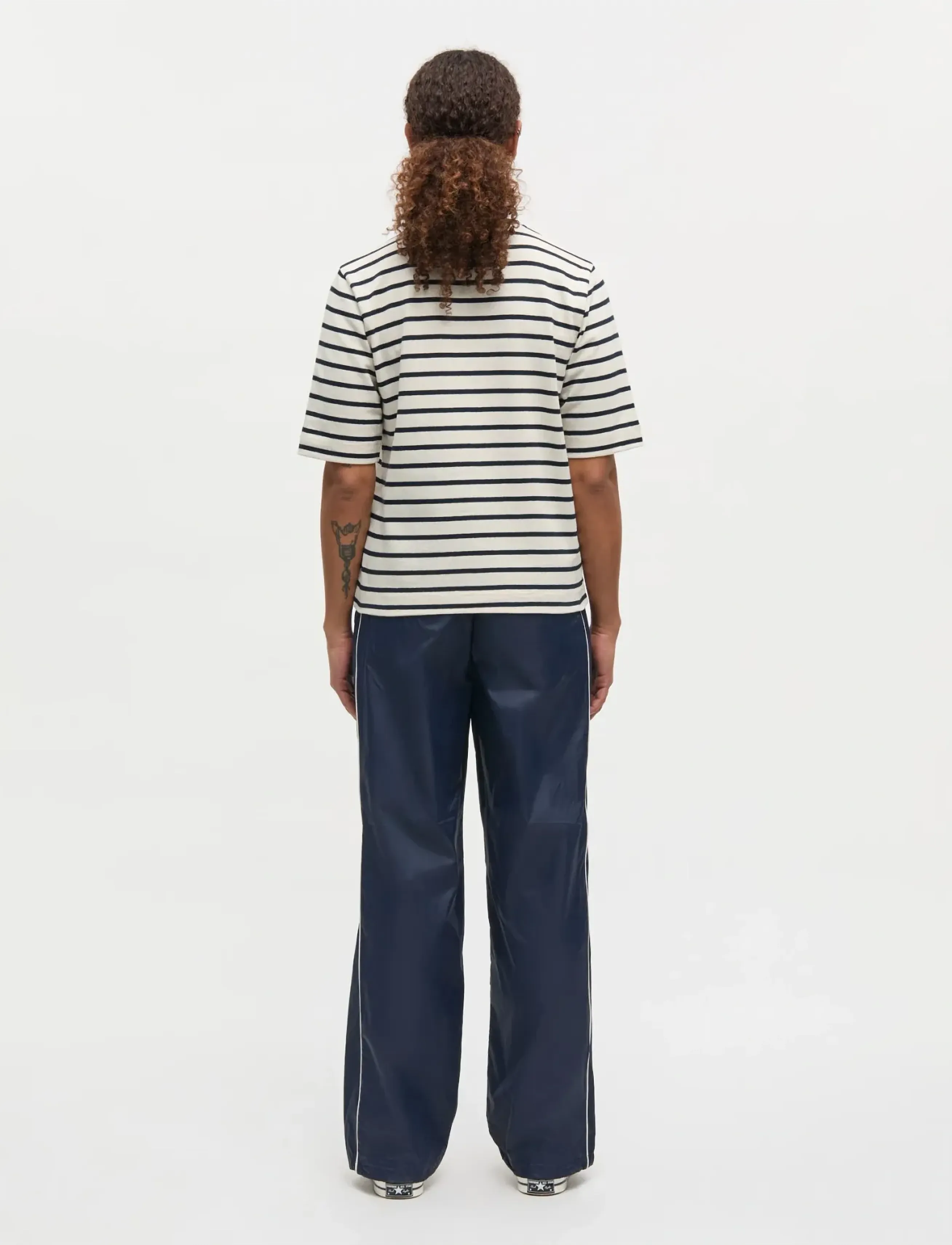 Mads Nørgaard - Ripstop Nylon Mille Pants - bikses ar taisnām starām - sky captain - 2