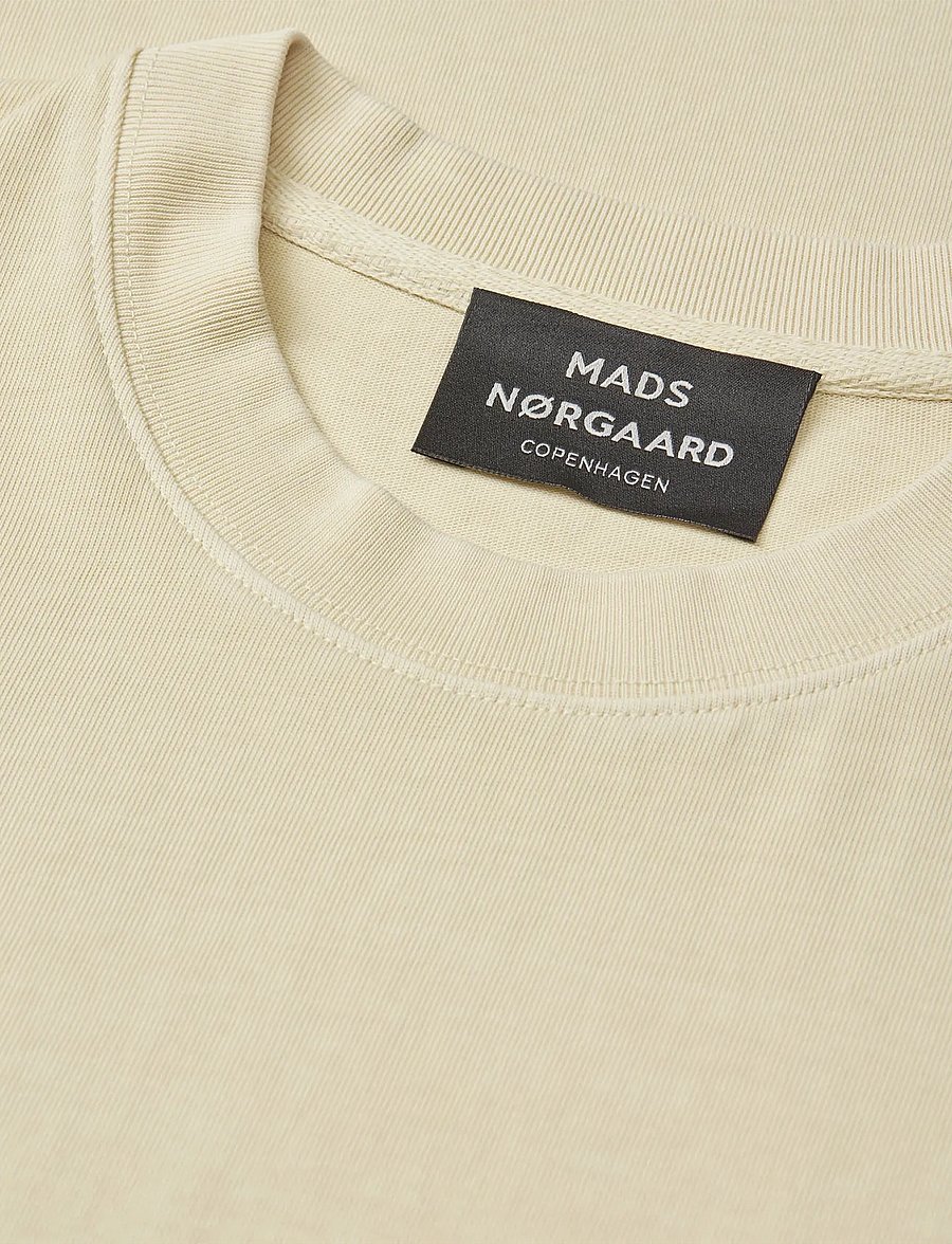 Mads Nørgaard - Combed Jersey Dye Thorbjørn Tee - kortärmade t-shirts - castle wall - 3