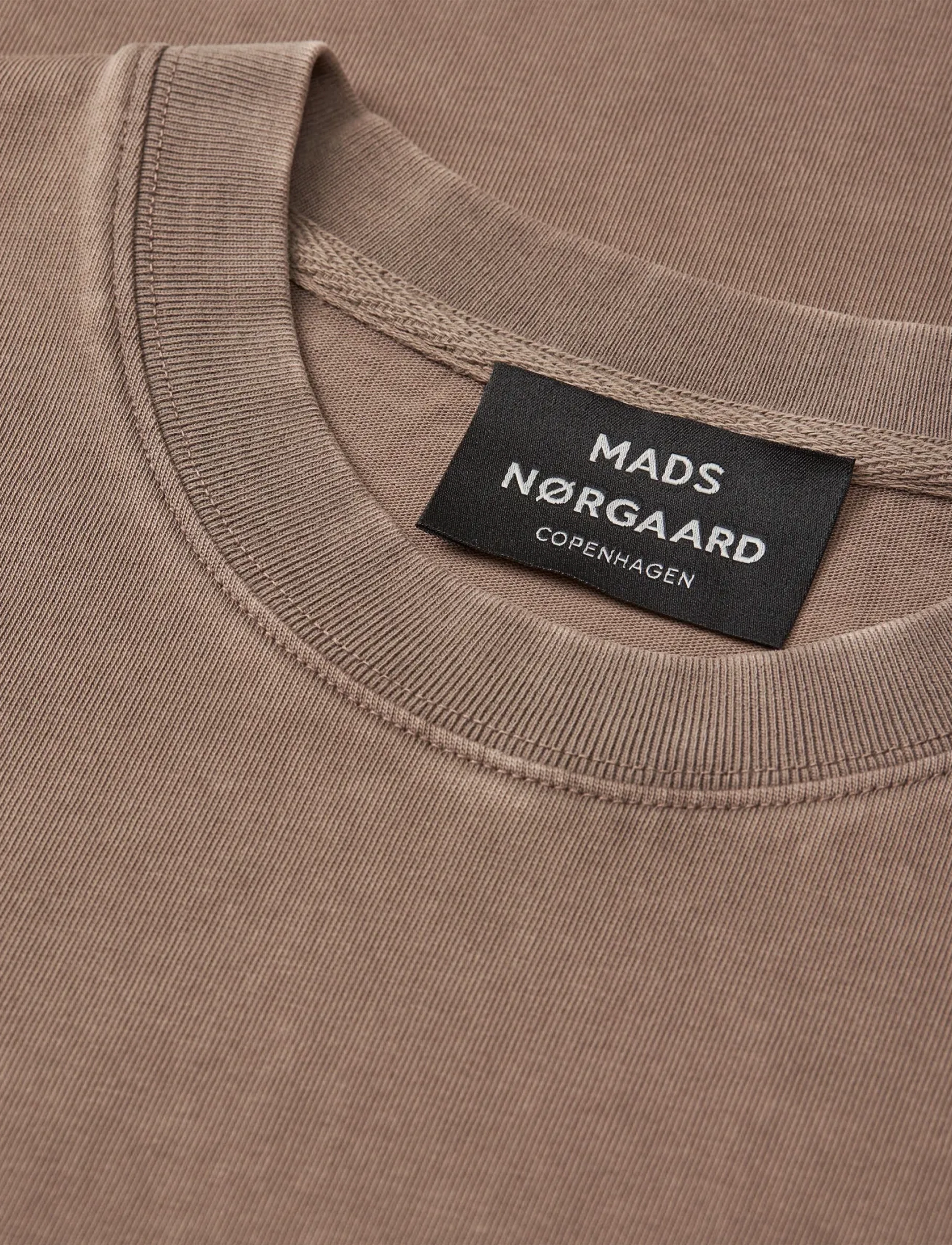 Mads Nørgaard - Combed Jersey Dye Thorbjørn Tee - krótki rękaw - walnut - 3