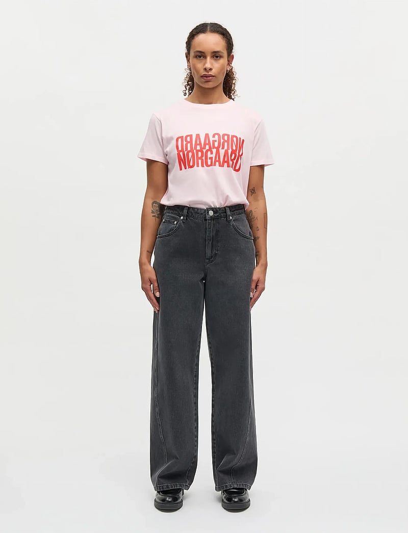 Mads Nørgaard - Single Cotton Trenda P Tee - t-shirts - blushing bride - 0