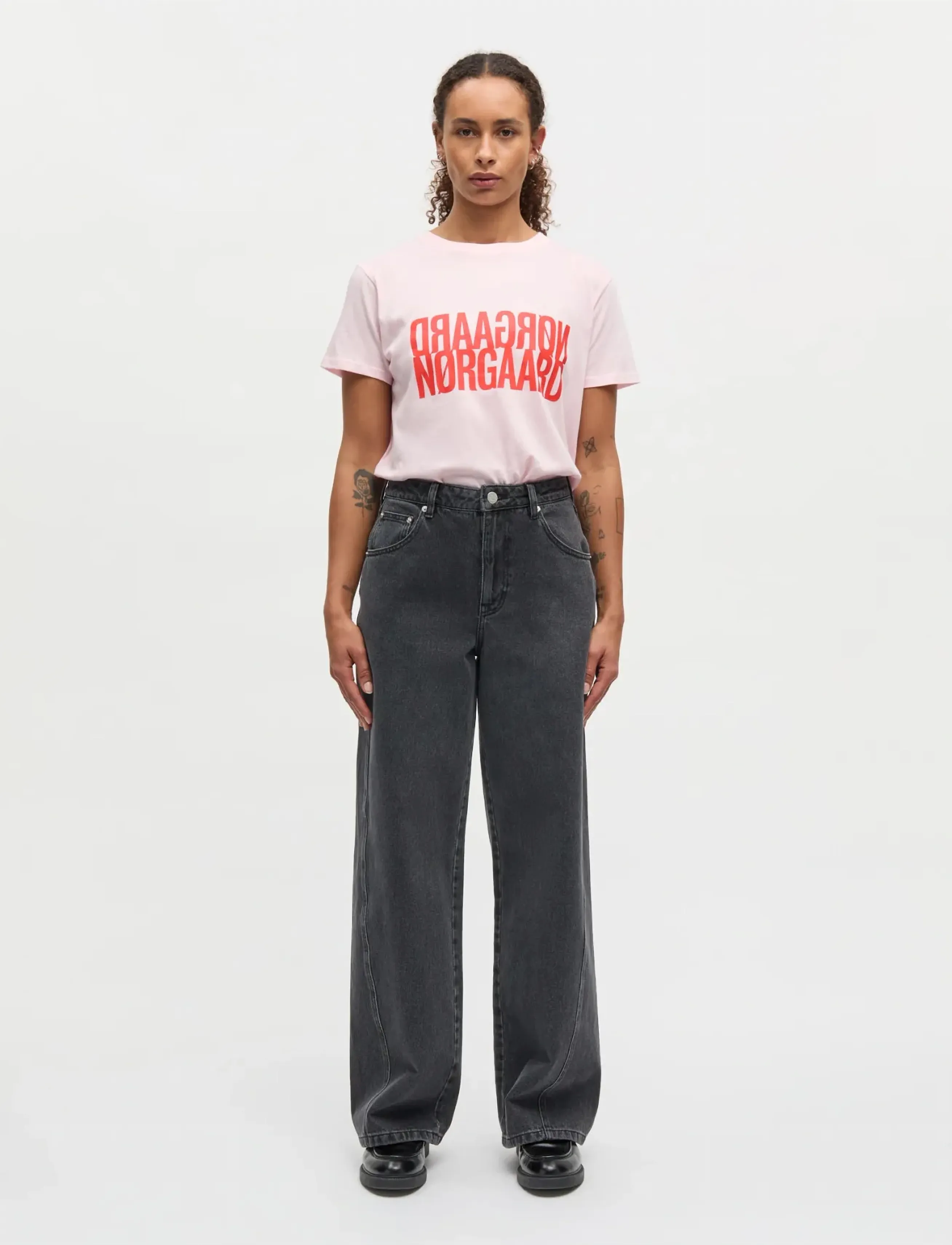 Mads Nørgaard - Single Cotton Trenda P Tee - t-särgid - blushing bride - 0