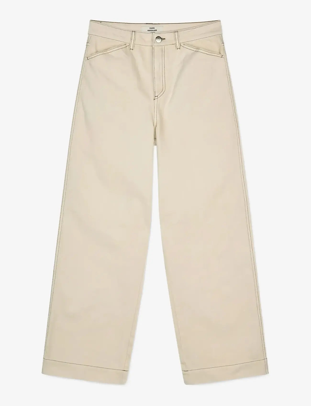 Mads Nørgaard - Soil Denim Kargo pants - laia säärega teksad - almond oil - 1