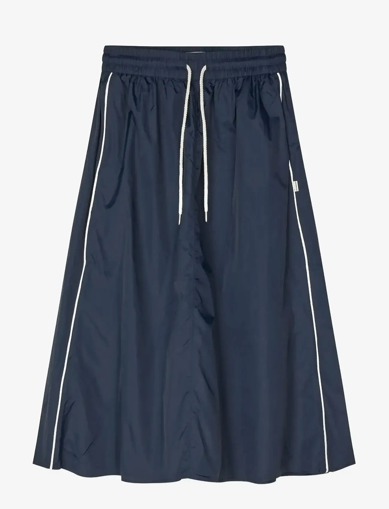 Mads Nørgaard - Ripstop Nylon Caro Skirt - midi kjolar - sky captain - 1