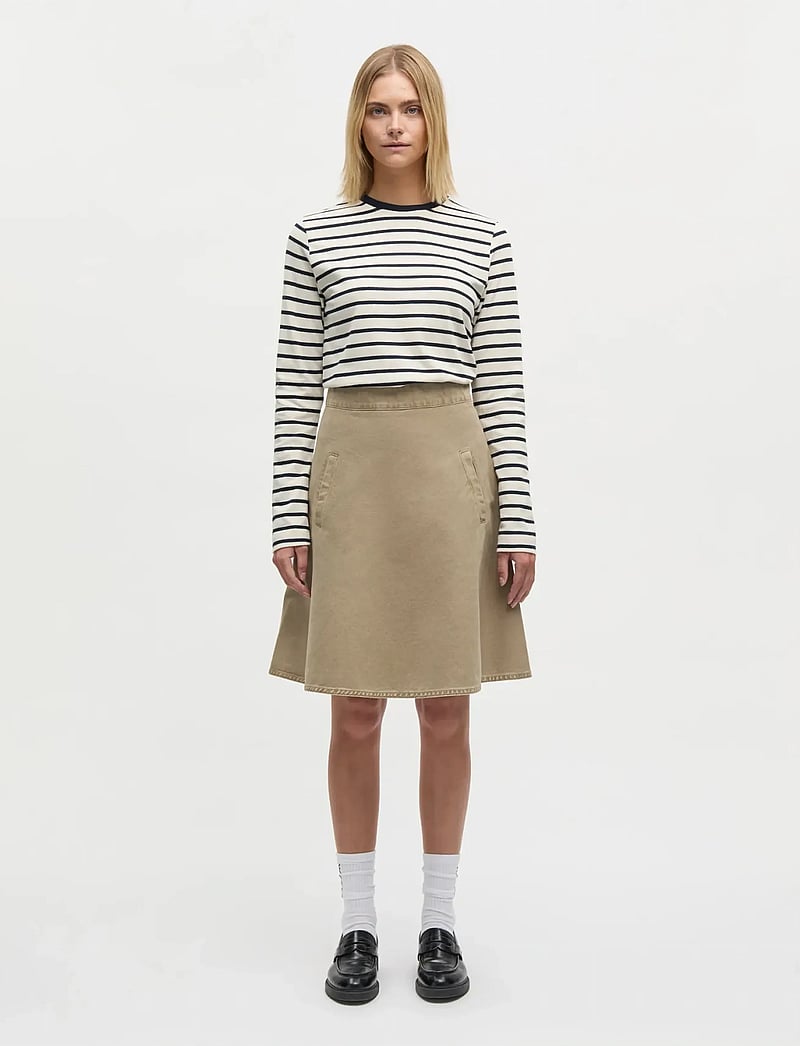 Mads Nørgaard - Soil Denim Stelly Skirt - jeanskjolar - overland trek - 0
