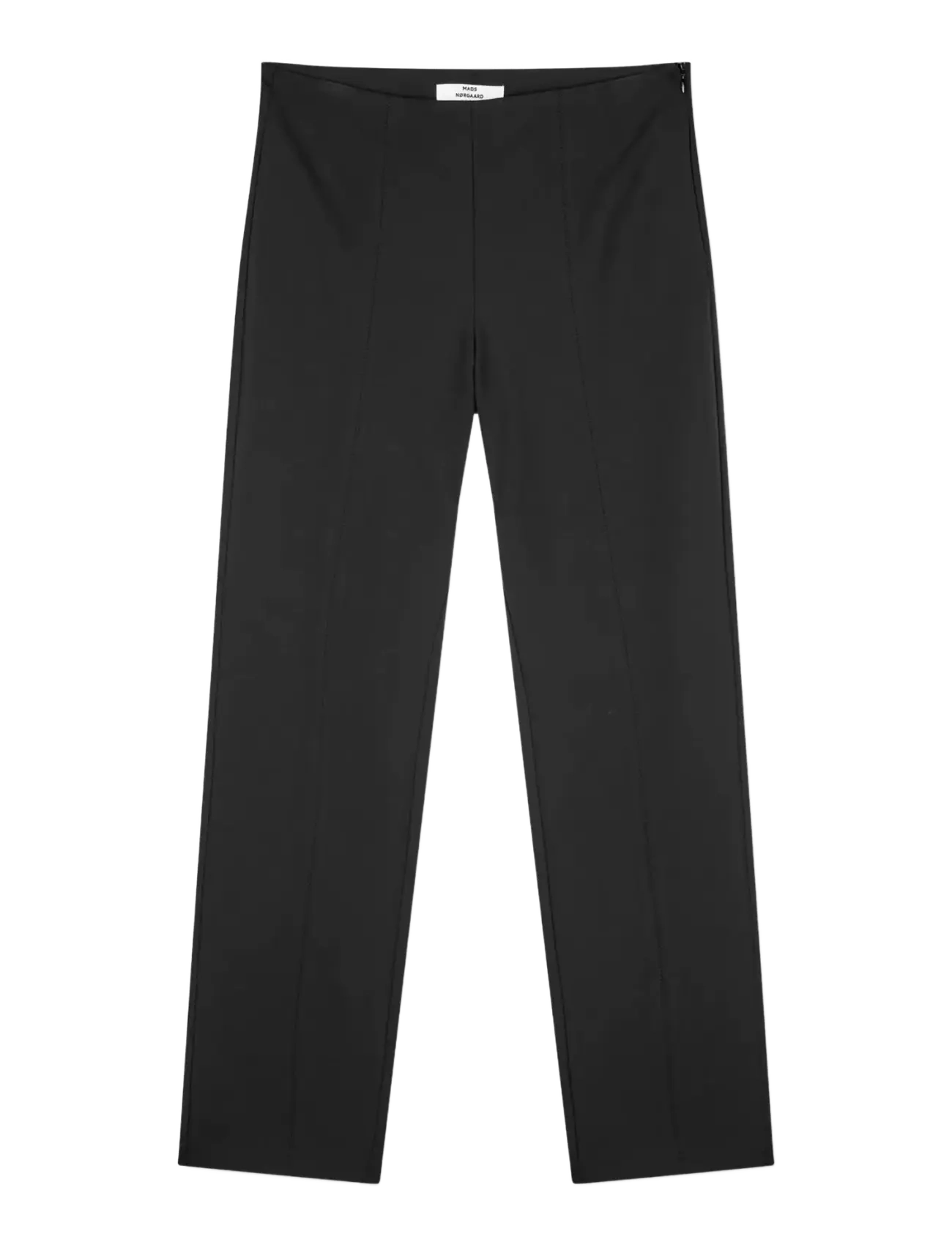 Mads Nørgaard Stretchy Nylon Lyne Pants - BACK TO WORK - BLACK / black