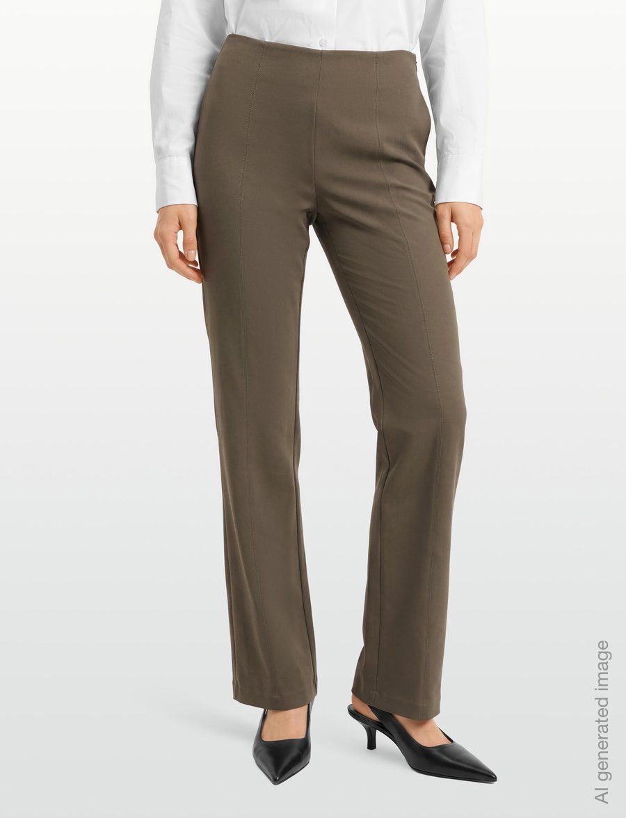 Mads Nørgaard - Stretchy Nylon Lyne Pants - slim fit bukser - tarmac - 3
