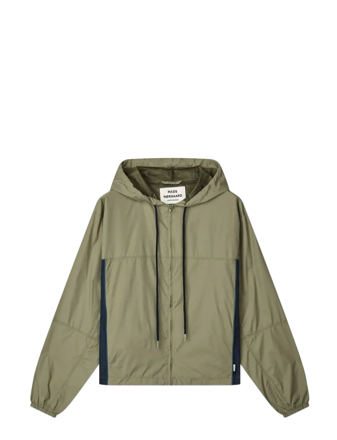 Mads Nørgaard Ripstop Nylon Kala Jacket - Transitional Layering - OVERLAND TREK/SKY CAPTAIN / khaki/green