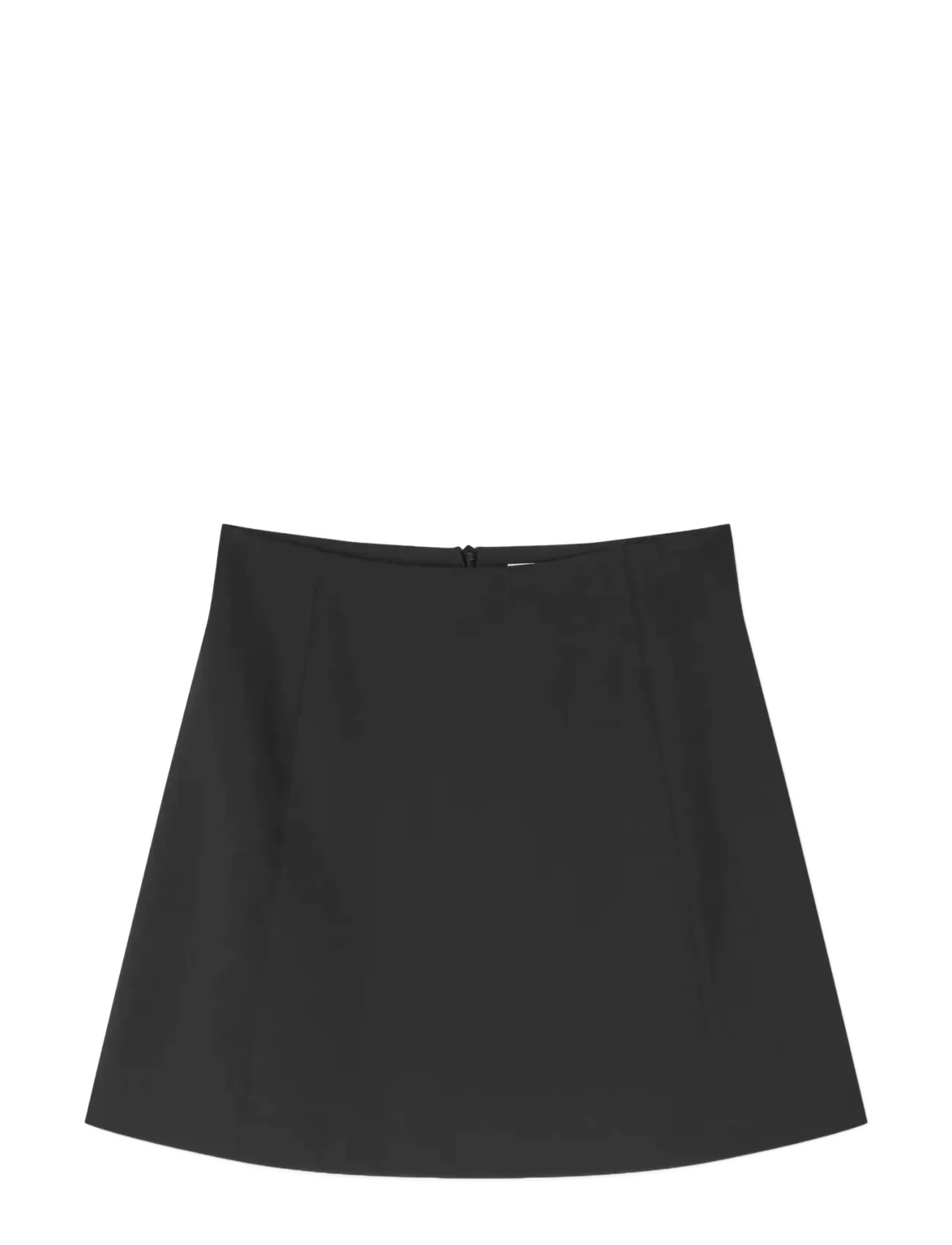 Mads Nørgaard Stretchy Nylon Roberta Skirt - Kleidung - BLACK / black