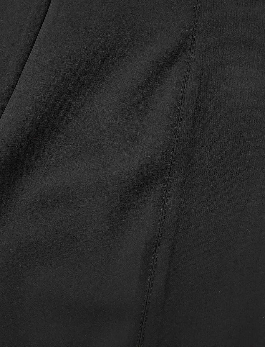 Mads Nørgaard - Stretchy Nylon Roberta Skirt - korte nederdele - black - 3