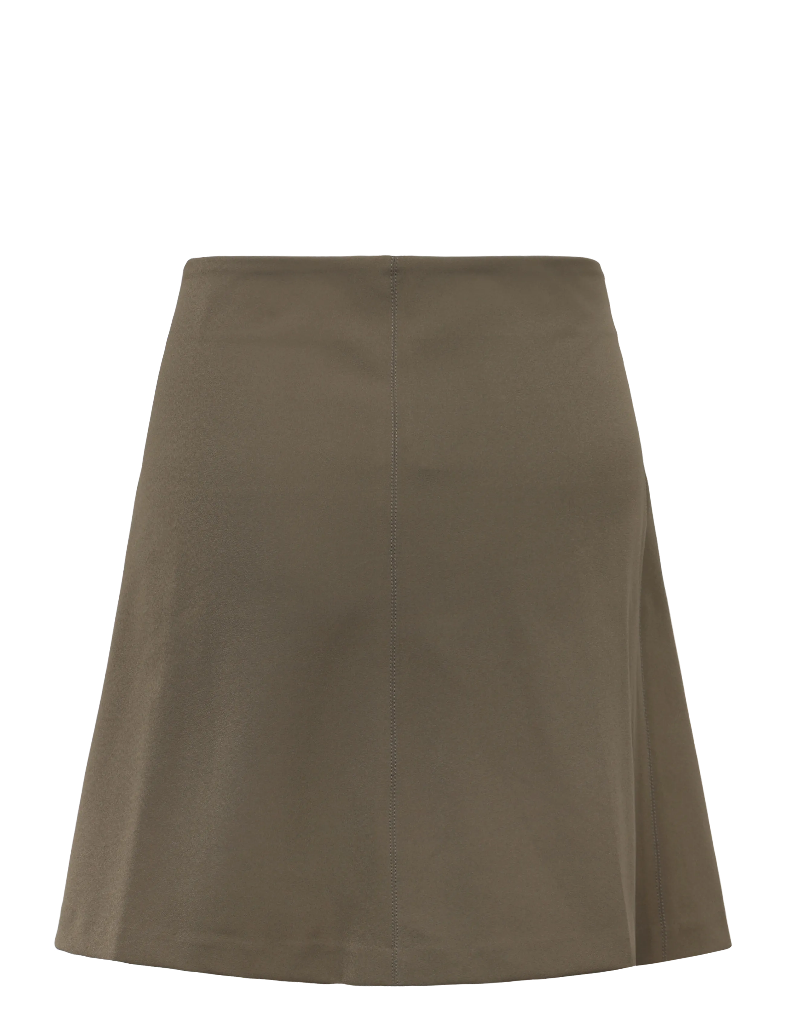 Mads Nørgaard - Stretchy Nylon Roberta Skirt - kurze röcke - tarmac - 1