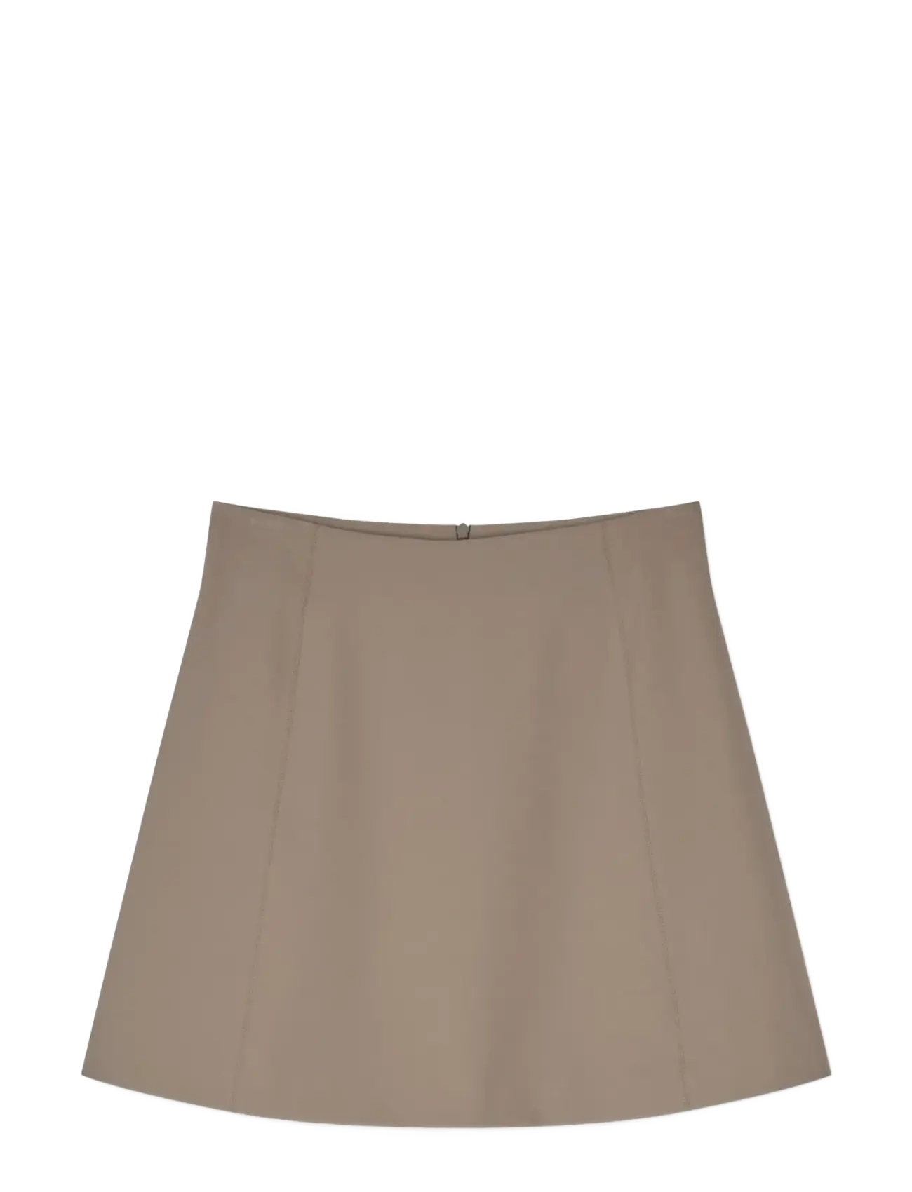 Mads Nørgaard Stretchy Nylon Roberta Skirt - Kleidung - WALNUT / beige