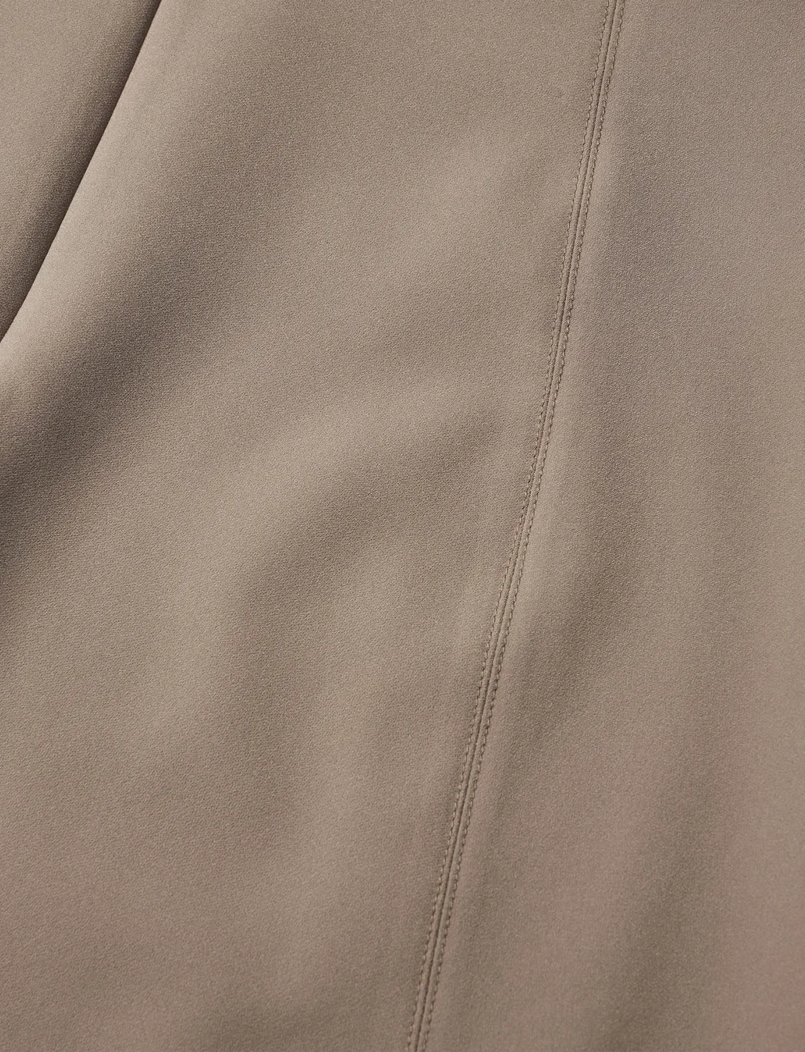 Mads Nørgaard - Stretchy Nylon Roberta Skirt - korta kjolar - walnut - 3