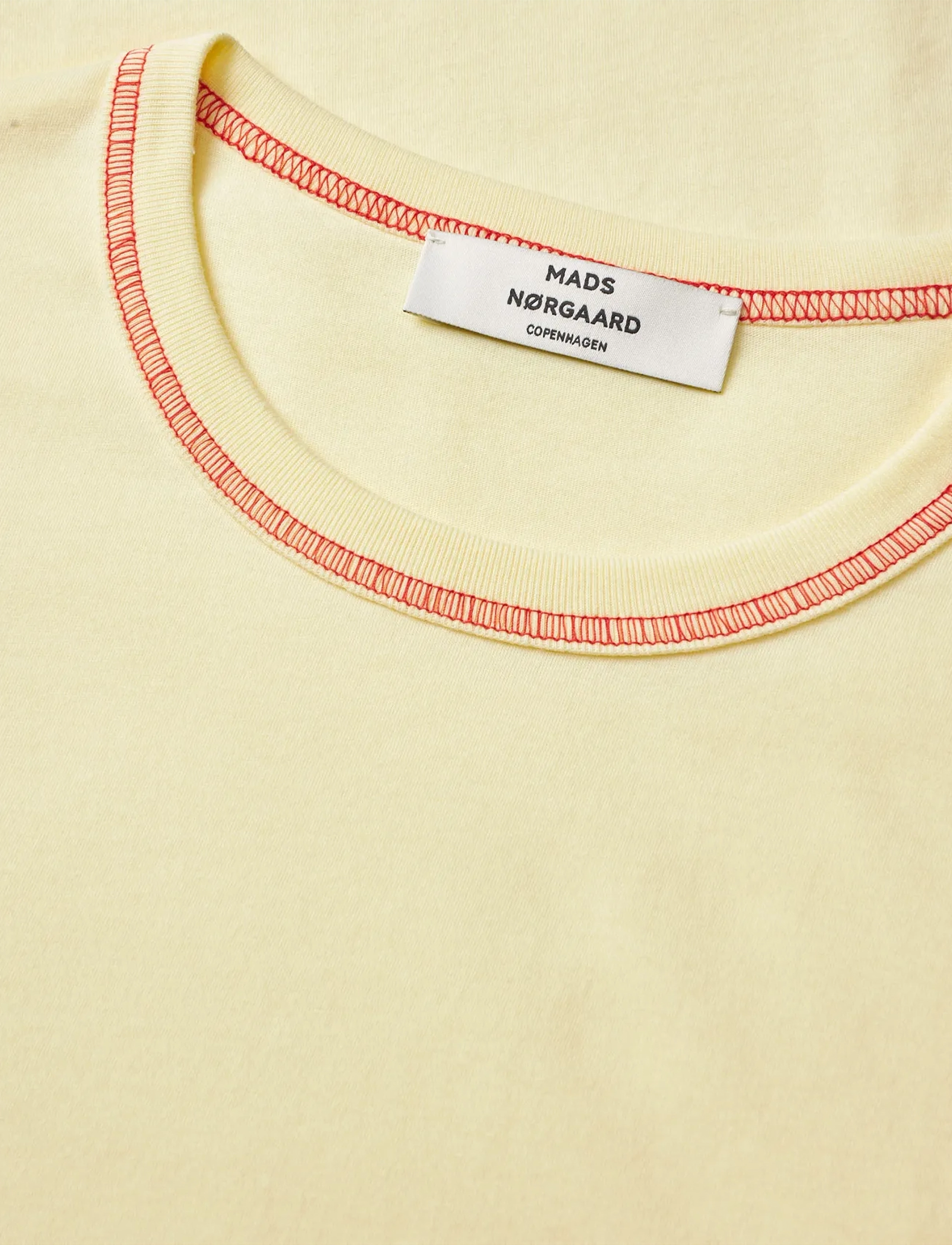 Mads Nørgaard - Single Cotton Grace Tee - t-paidat - almond oil - 3