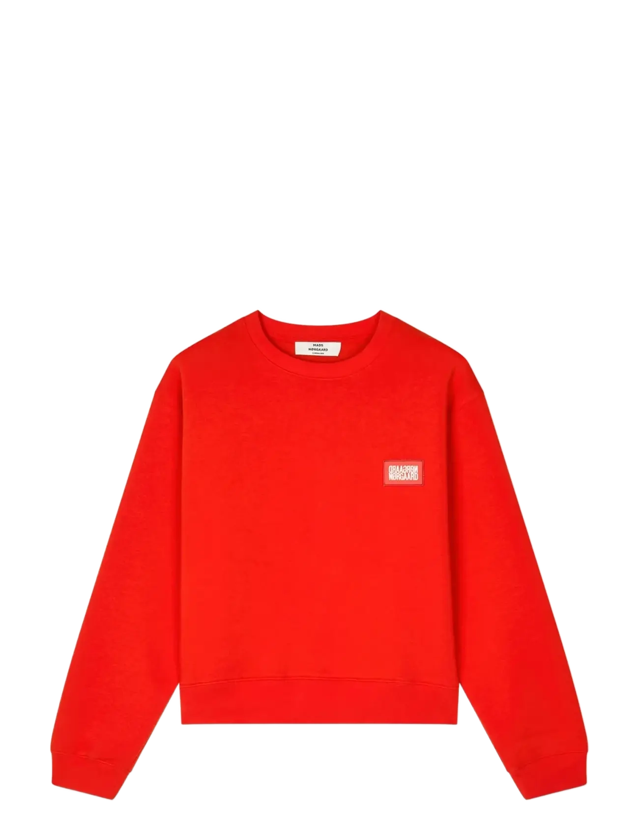 Mads Nørgaard Standard Taylor Sweatshirt - Kleidung - FIERY RED / red