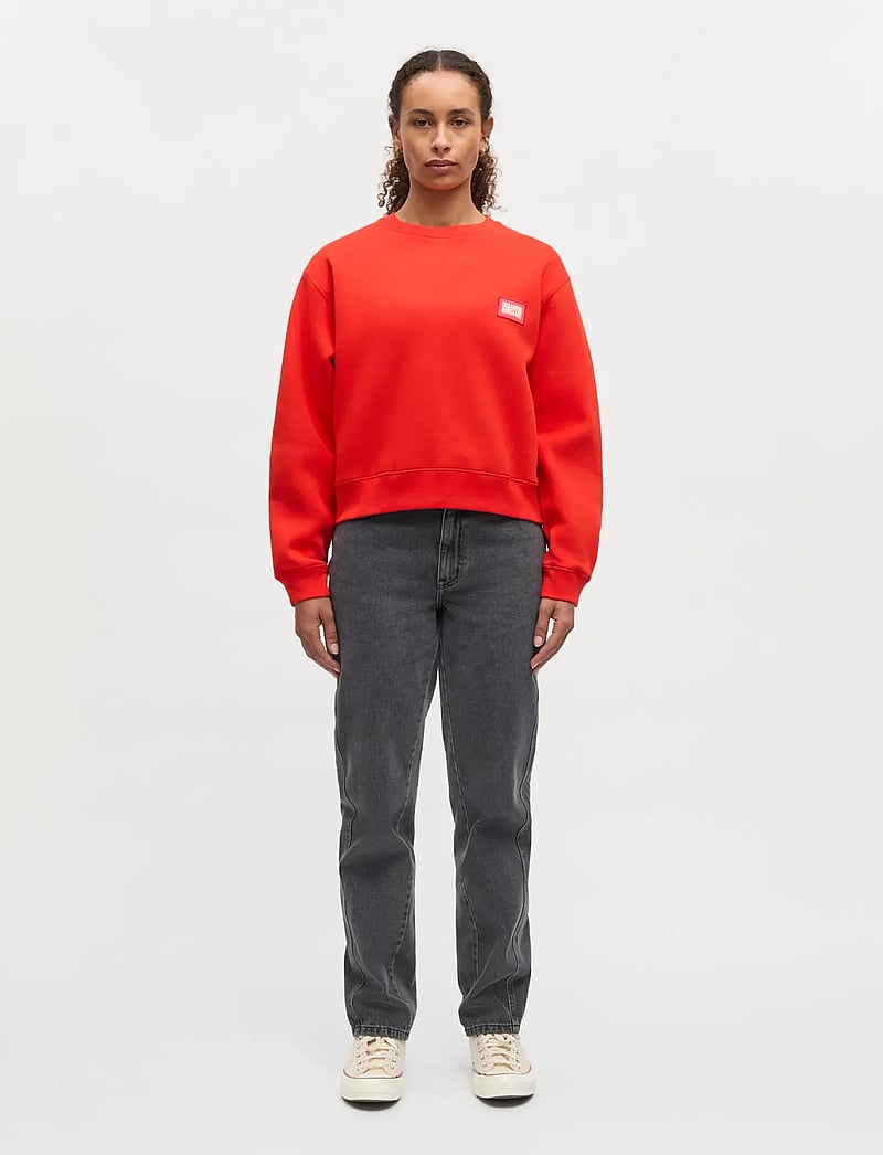 Mads Nørgaard - Standard Taylor Sweatshirt - modetrends - fiery red - 0
