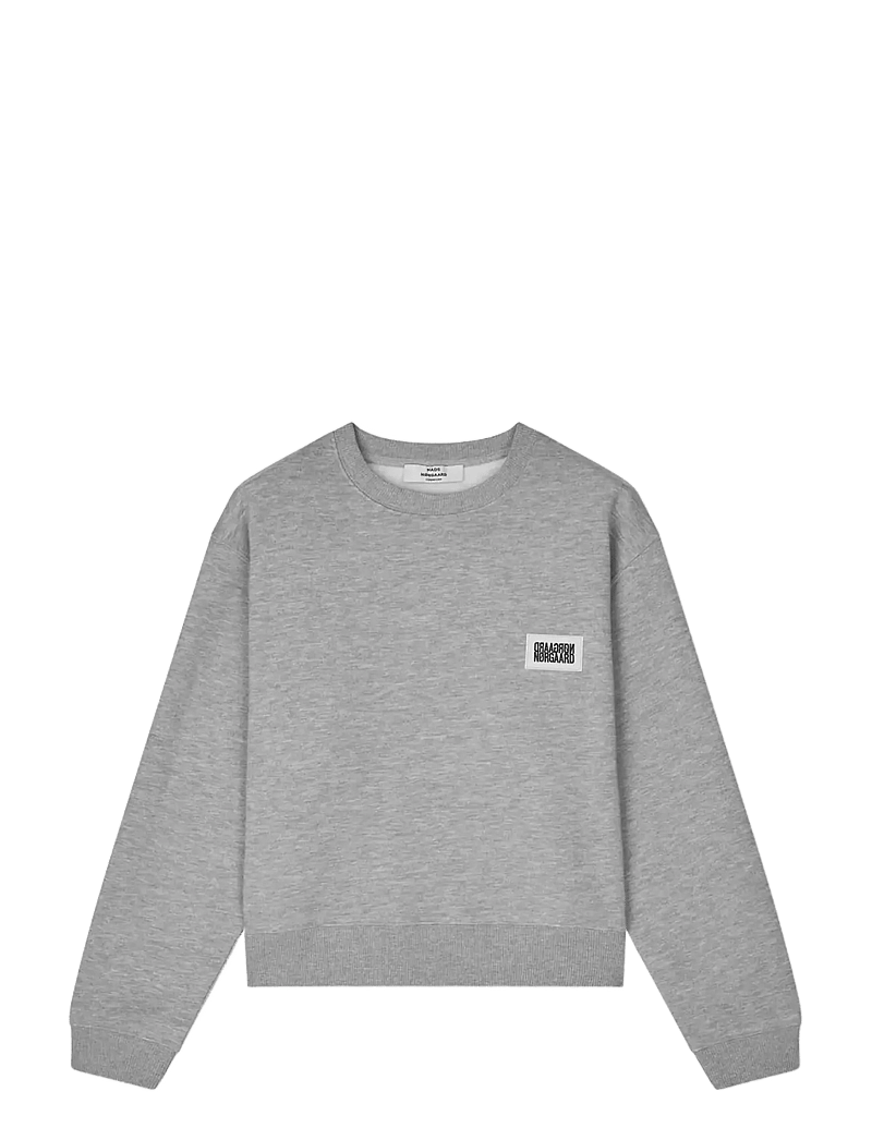 Mads Nørgaard - Standard Taylor Sweatshirt - modetrends - grey melange - 1