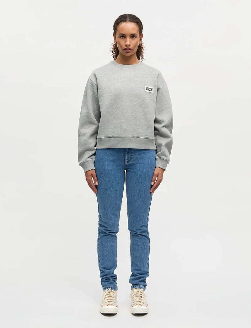 Mads Nørgaard - Standard Taylor Sweatshirt - modetrends - grey melange - 0