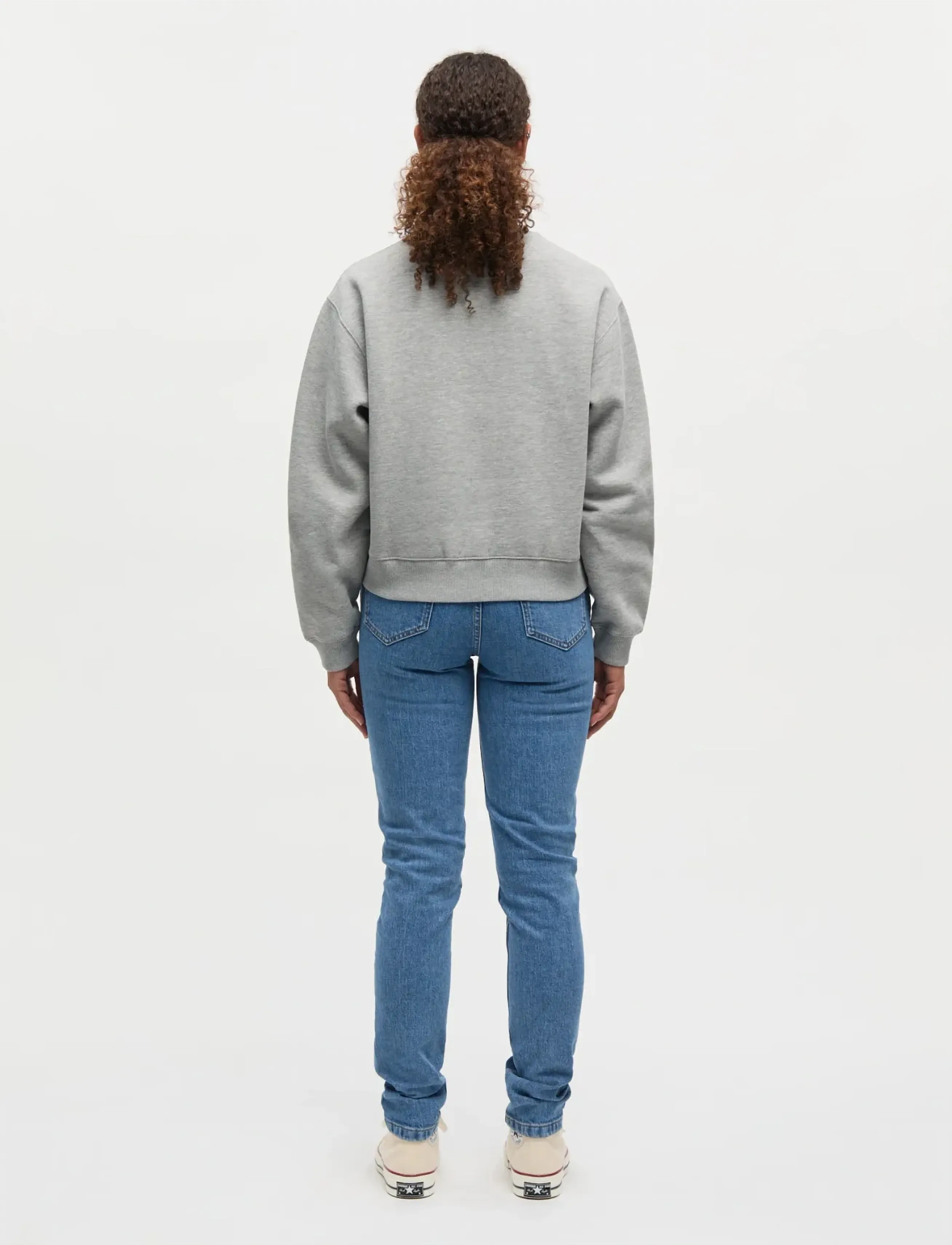 Mads Nørgaard - Standard Taylor Sweatshirt - modetrender - grey melange - 2