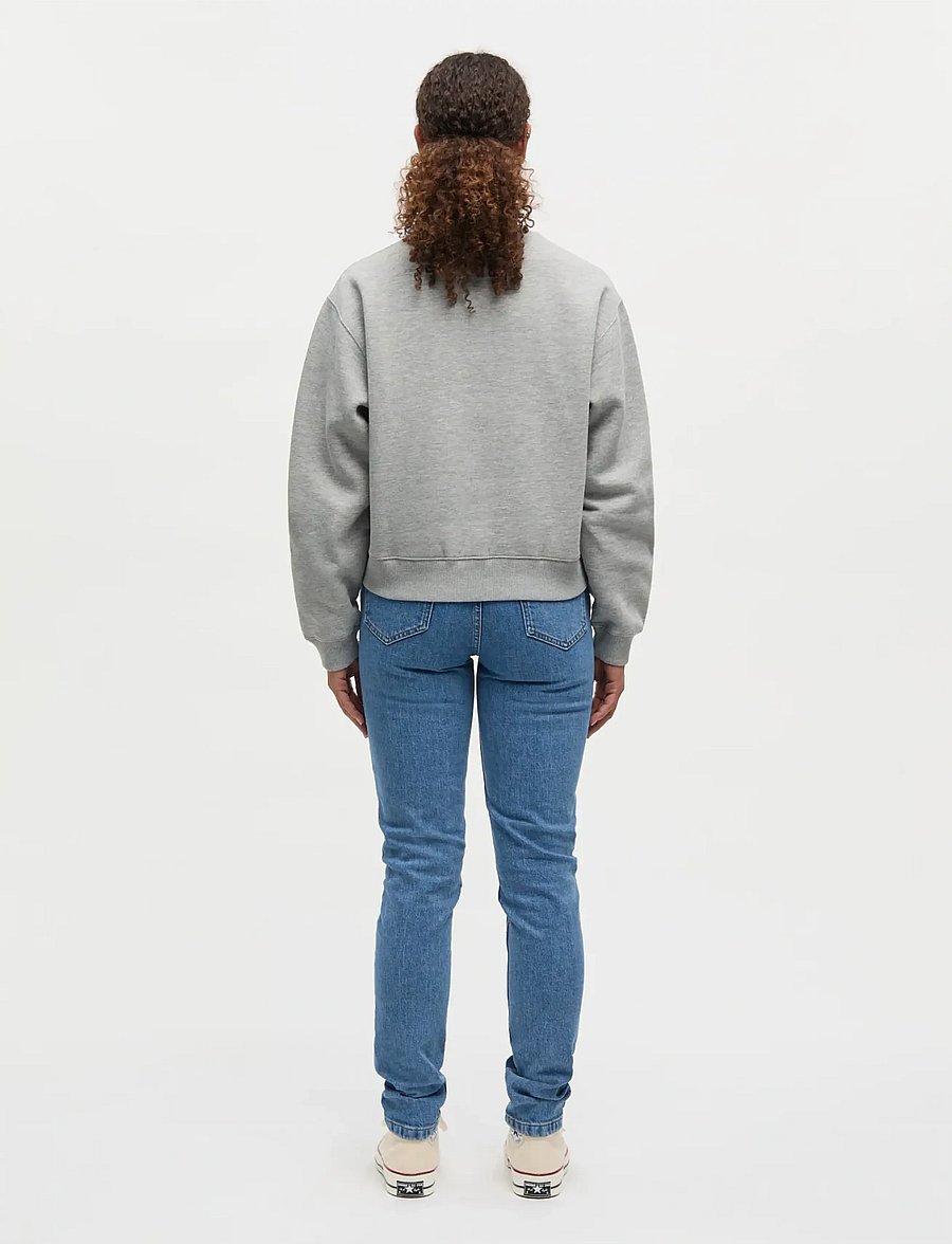 Mads Nørgaard - Standard Taylor Sweatshirt - sweatshirts - grey melange - 2