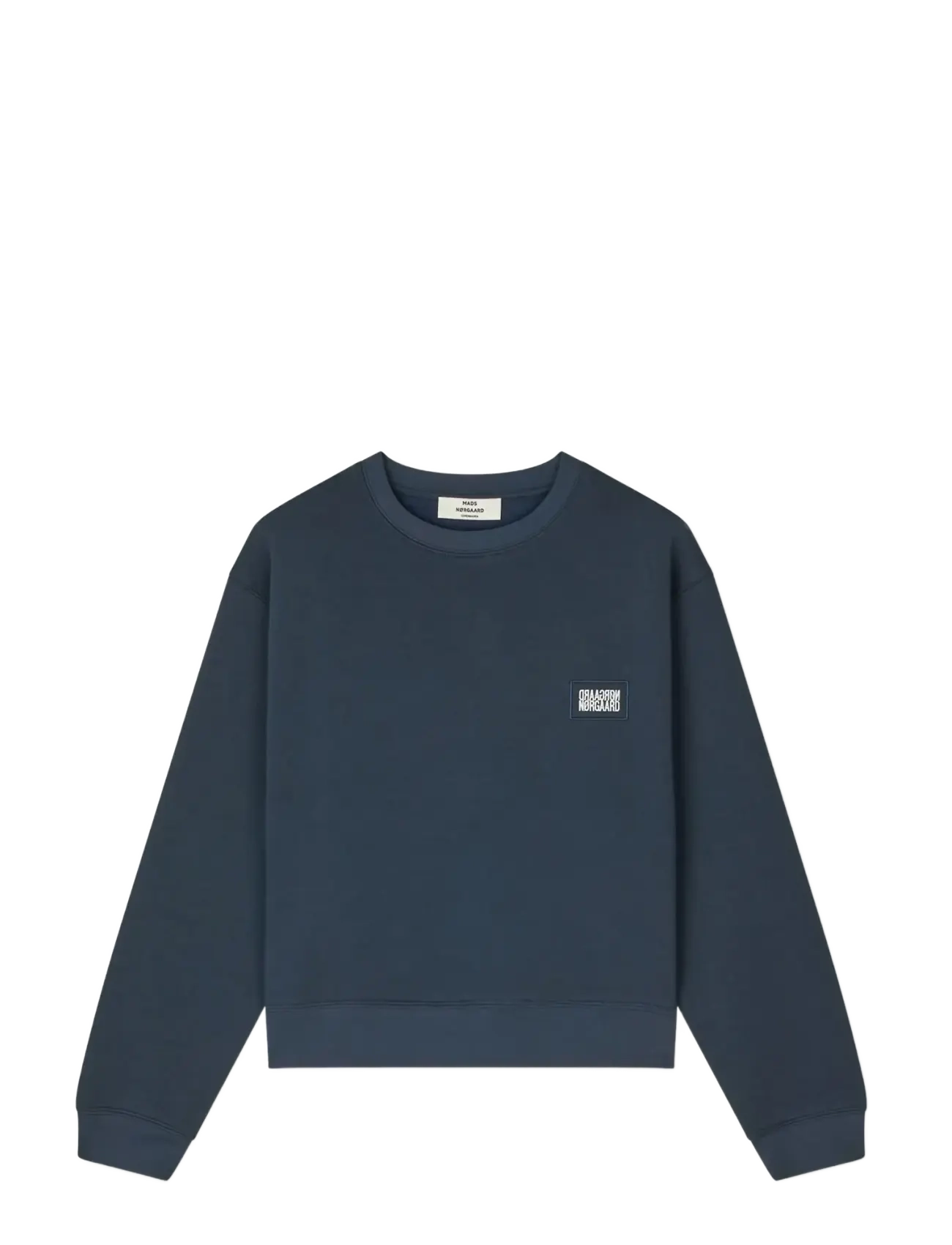 MADS NØRGAARD Standard Taylor Sweatshirt Navy - XL - Damen