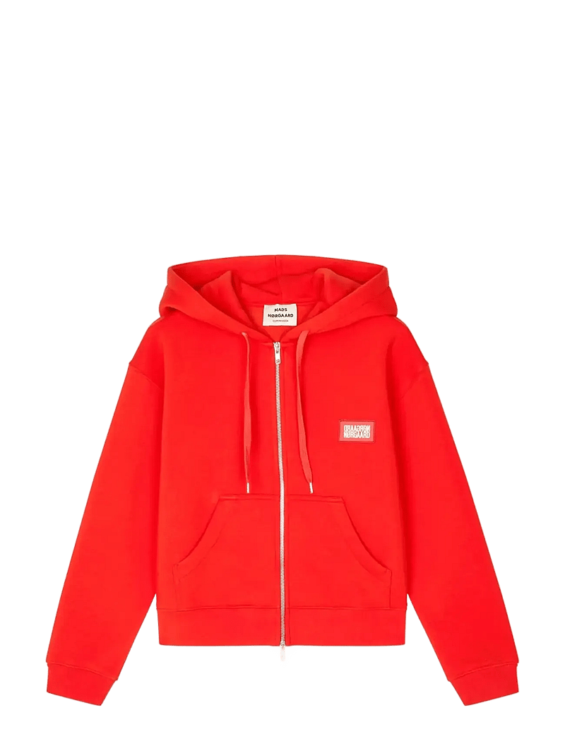 Mads Nørgaard - Standard Bobo Hood Sweatshirt - modetrends - fiery red - 0