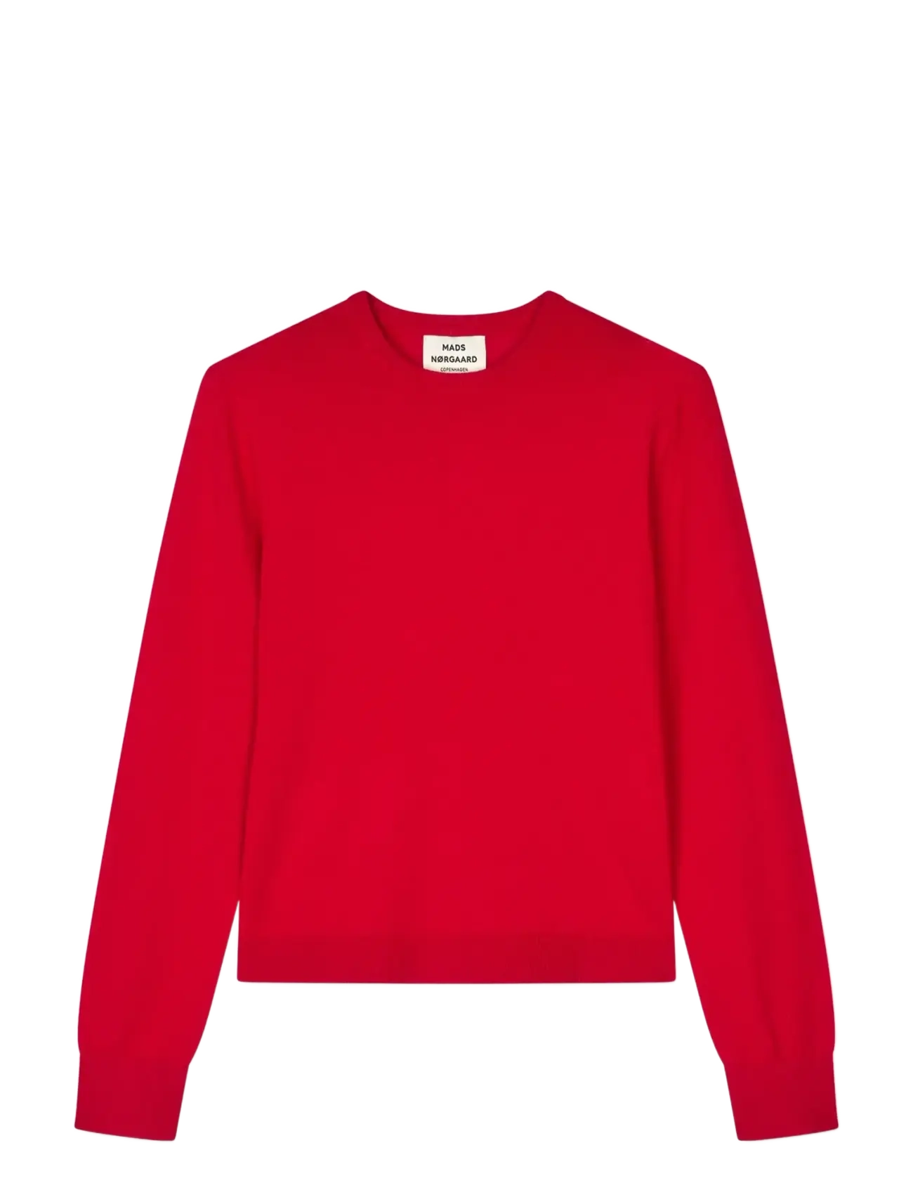 Mads Nørgaard Fine Merino Emma Knit - Striktrøjer - GOJI BERRY / red