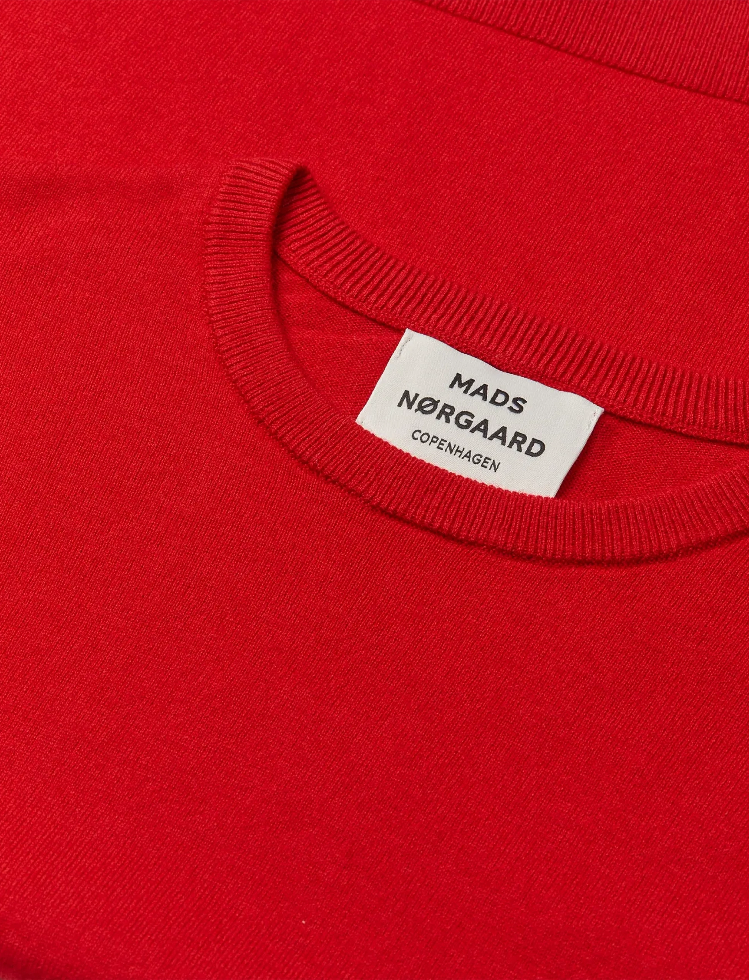Mads Nørgaard - Fine Merino Emma Knit - striktrøjer - goji berry - 1