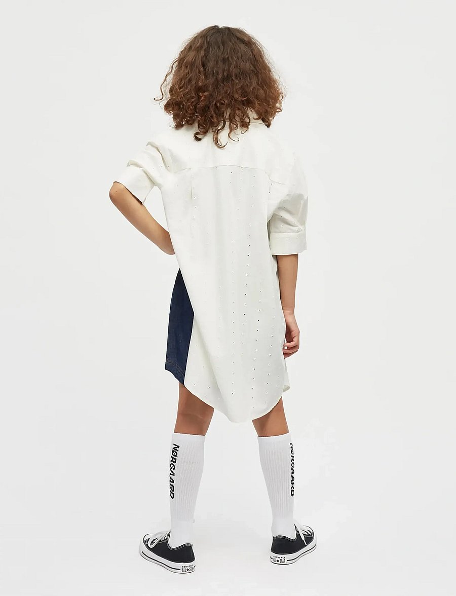 Mads Nørgaard - Air Denim Pio Shorts - lühikesed teksapüksid - mid blue denim - 3