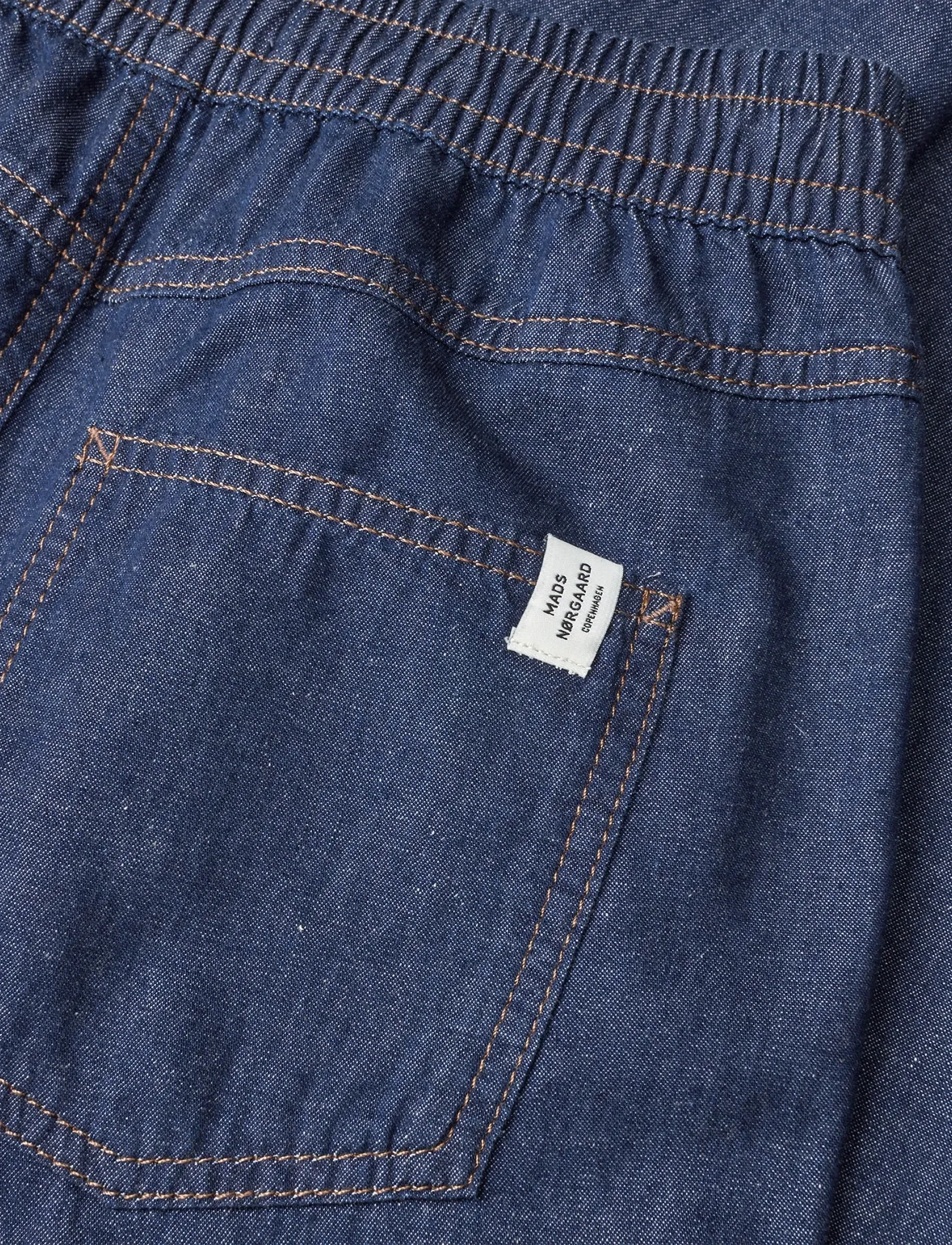 Mads Nørgaard - Air Denim Pio Shorts - denimshorts - mid blue denim - 4