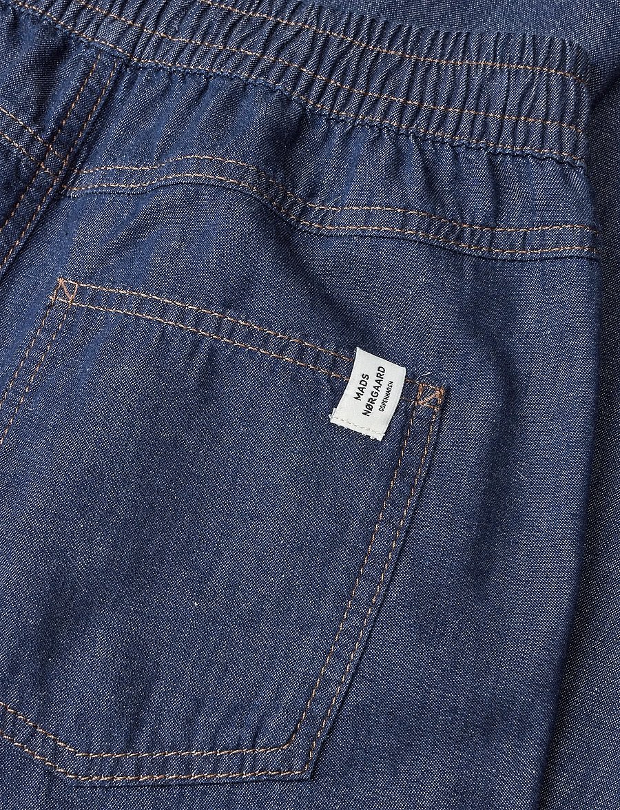 Mads Nørgaard - Air Denim Pio Shorts - lühikesed teksapüksid - mid blue denim - 4