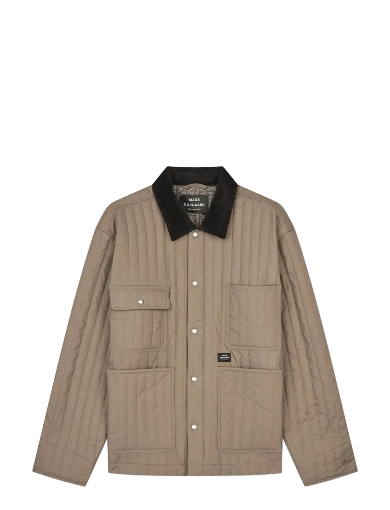 MADS NØRGAARD Quilt Chore Jacke Braun - XXL - Herren
