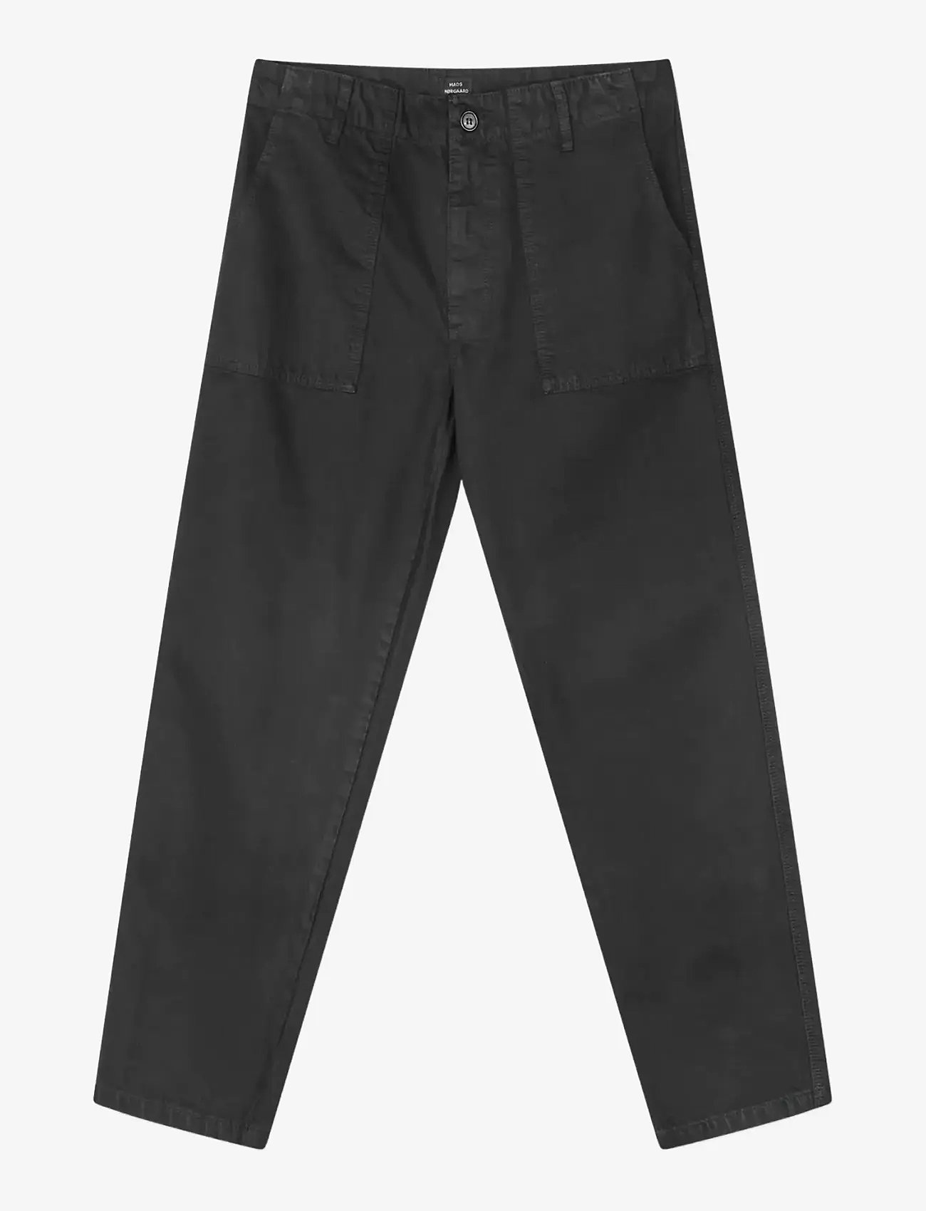 Mads Nørgaard - Sunrise Twill Jay Work Pants - casual byxor - black - 1