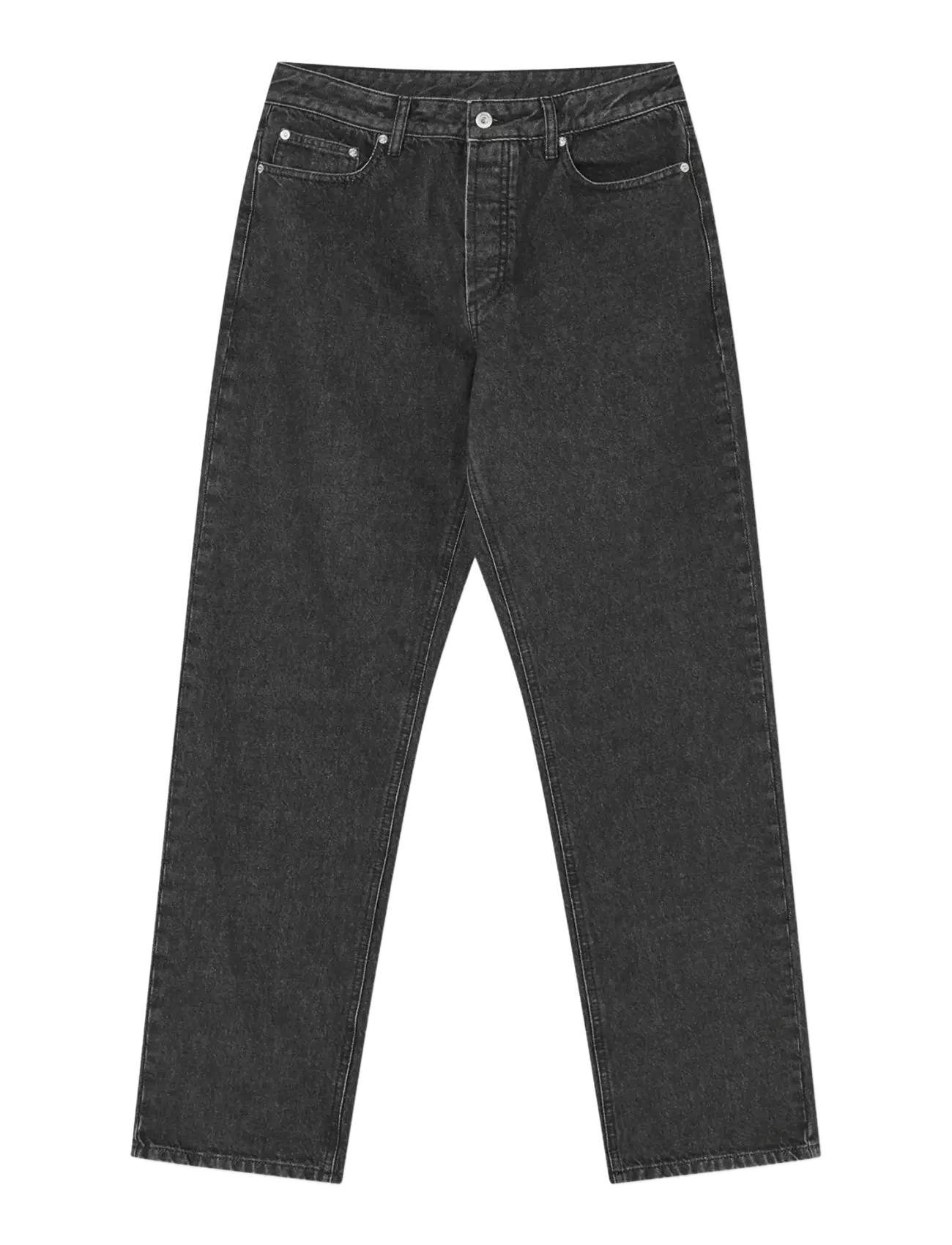 Mads Nørgaard Arizona Black Denim Coen Jeans - 4 for 3 - BLACK GREY STONE WASH / black