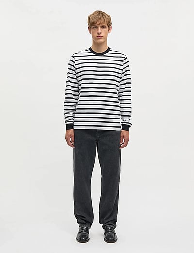 Mads Nørgaard Arizona Black Denim Coen Jeans - Regular jeans - BLACK GREY STONE WASH / black
